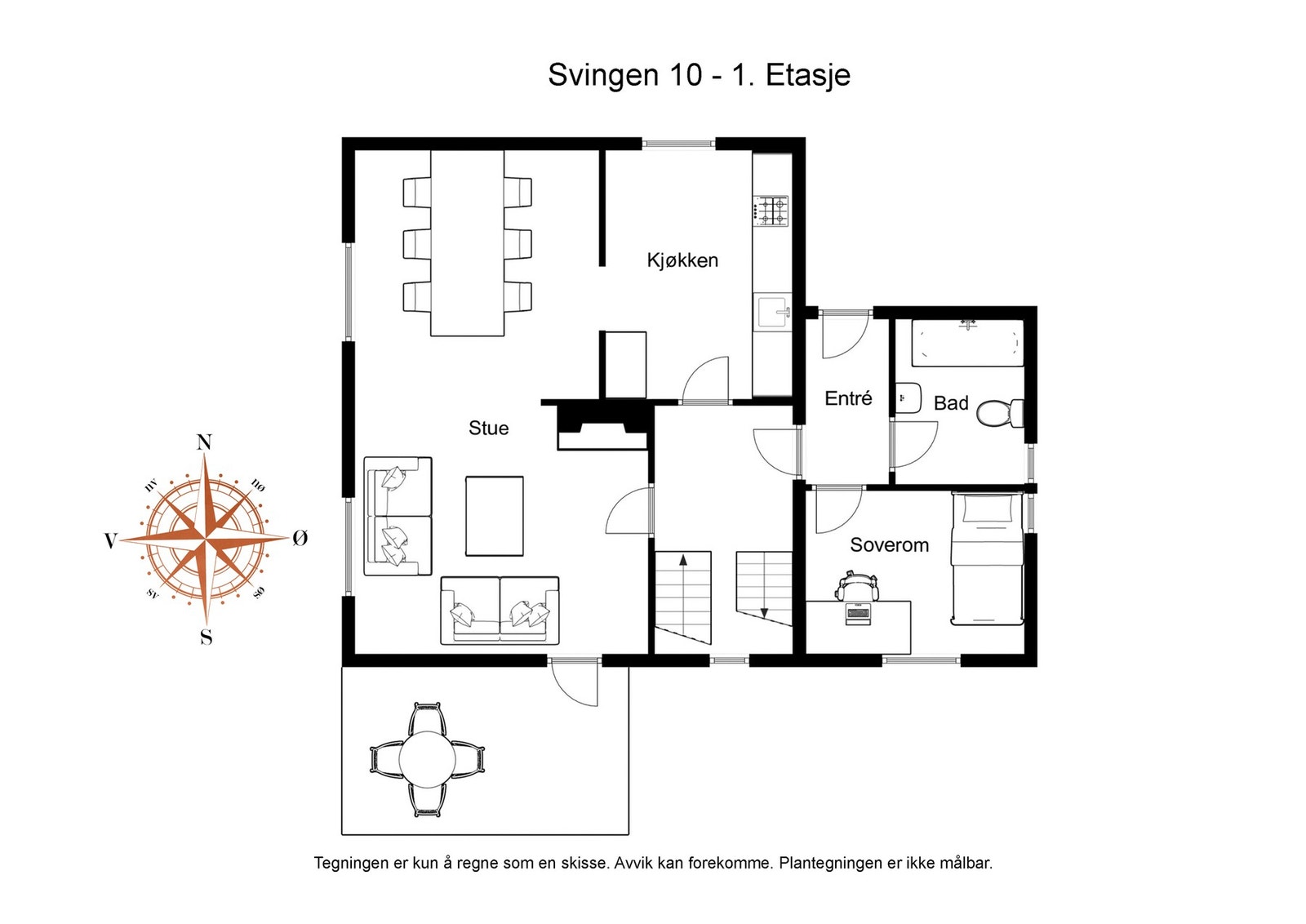 Planløsning 1.Etasje. Galleribilde