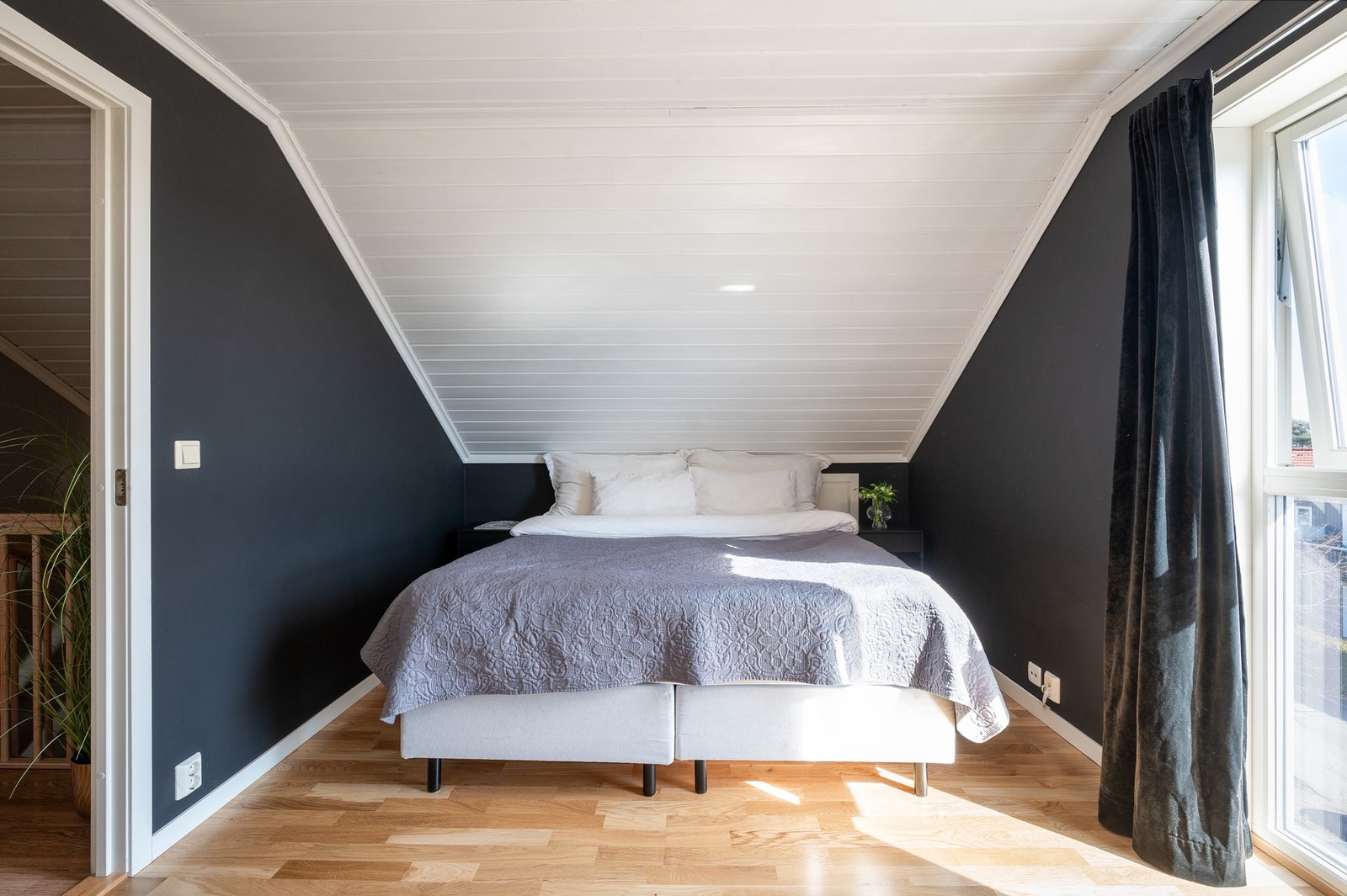 Dette rommet brukes i dag som foreldresoverom. Galleribilde