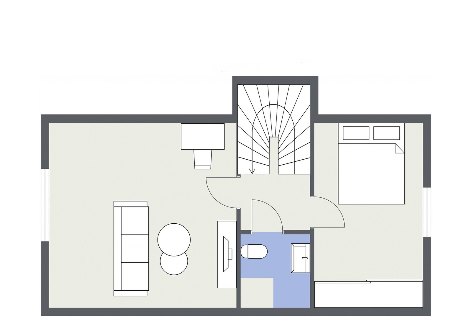 Loftsetasjen / 3. etasje. Galleribilde