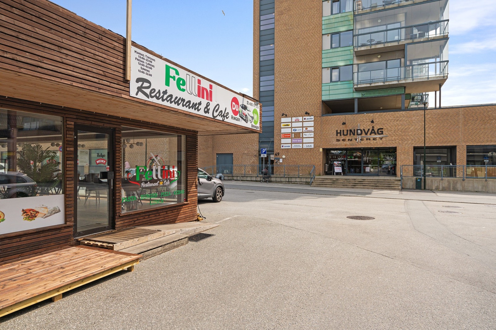 Hundvåg sentrum Galleribilde