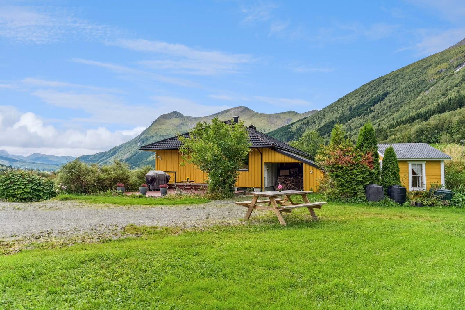 På tunet har ein 2 bustadhus og det tidlegare driftsbygget Galleribilde