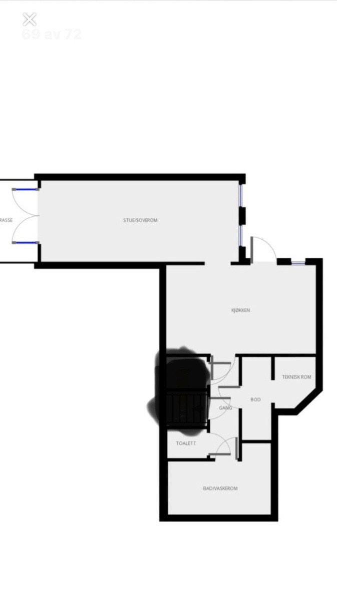 Plan tegning Galleribilde