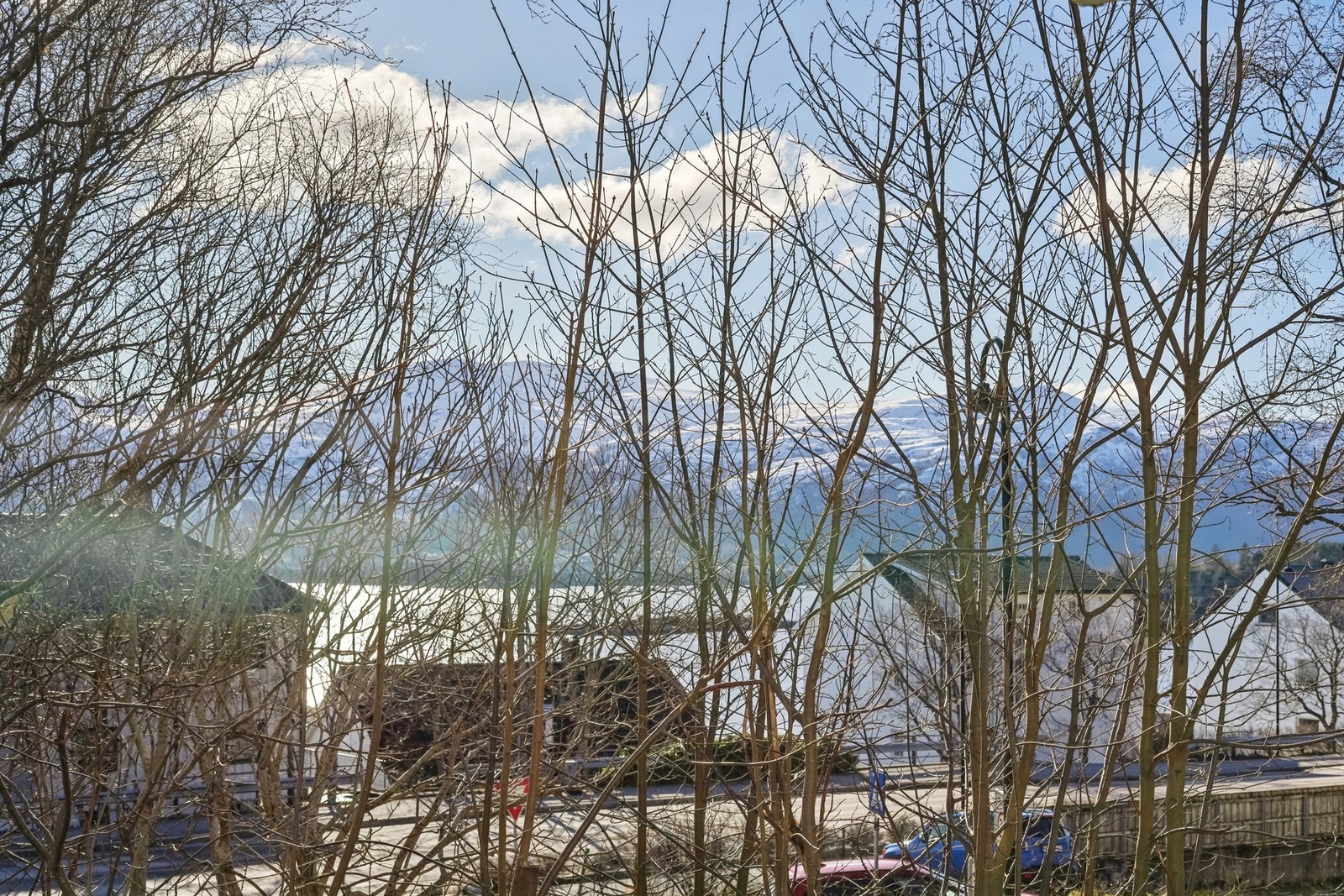 Utsikt fra verandaen. Galleribilde