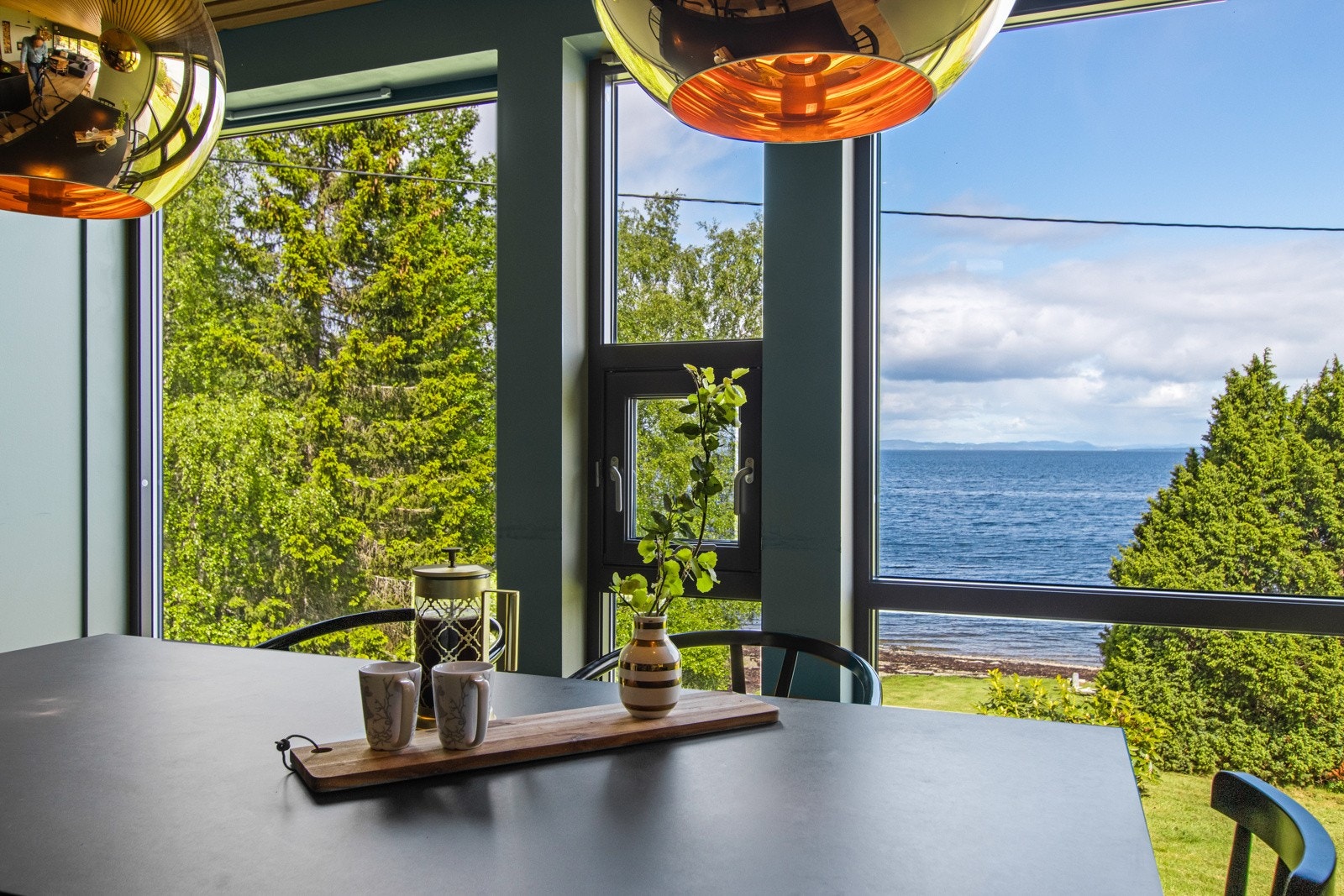 Fantastisk utsikt fra kjøkken Galleribilde