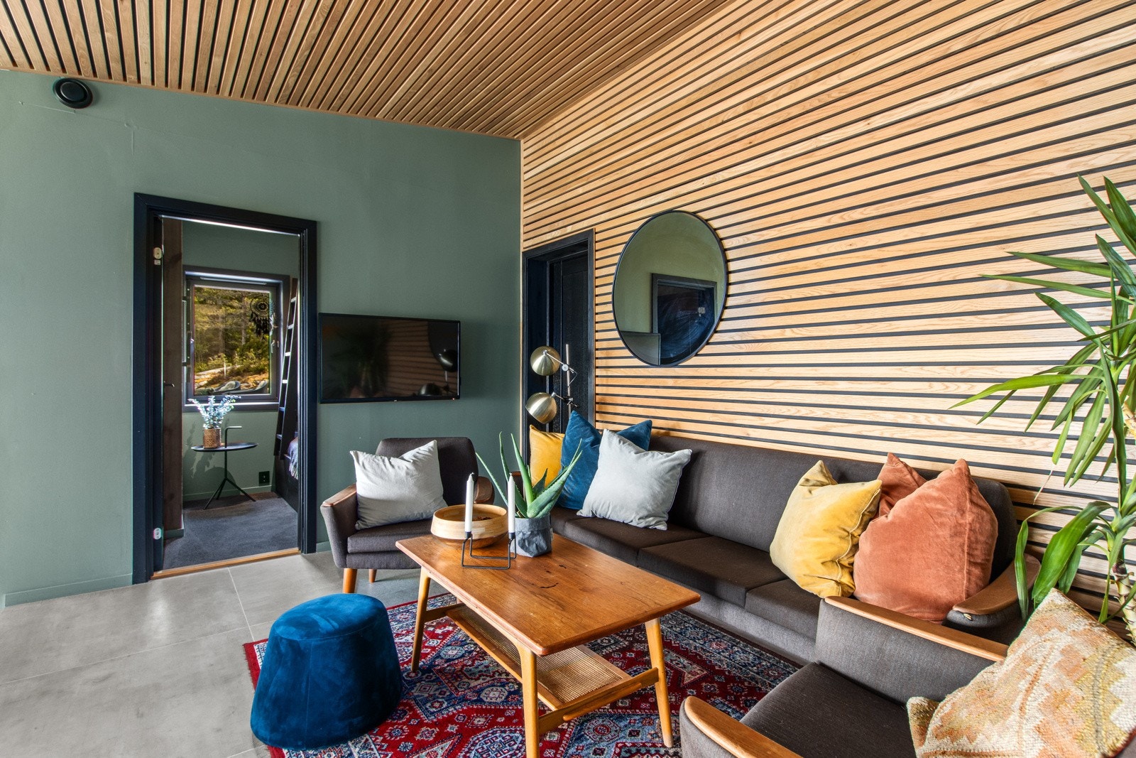 Gjennomgående høy standard i hytta med lekre detaljer Galleribilde