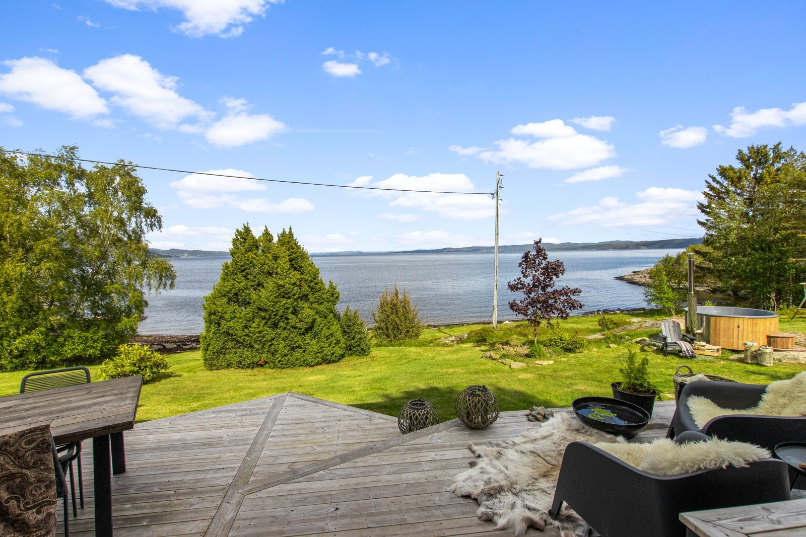 Her kan roen senke seg og utsikten nytes Galleribilde