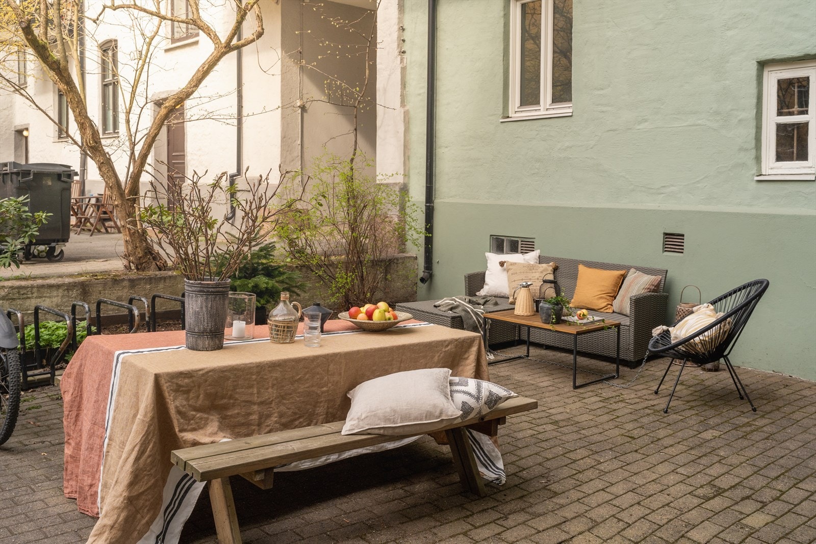 Her kan man enkelt invitere venner eller familie og nyte lengre sommerdager. Galleribilde