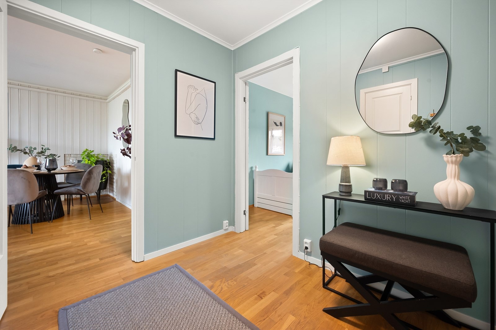 Leiligheten har en god planløsning bestående av to gode soverom Galleribilde