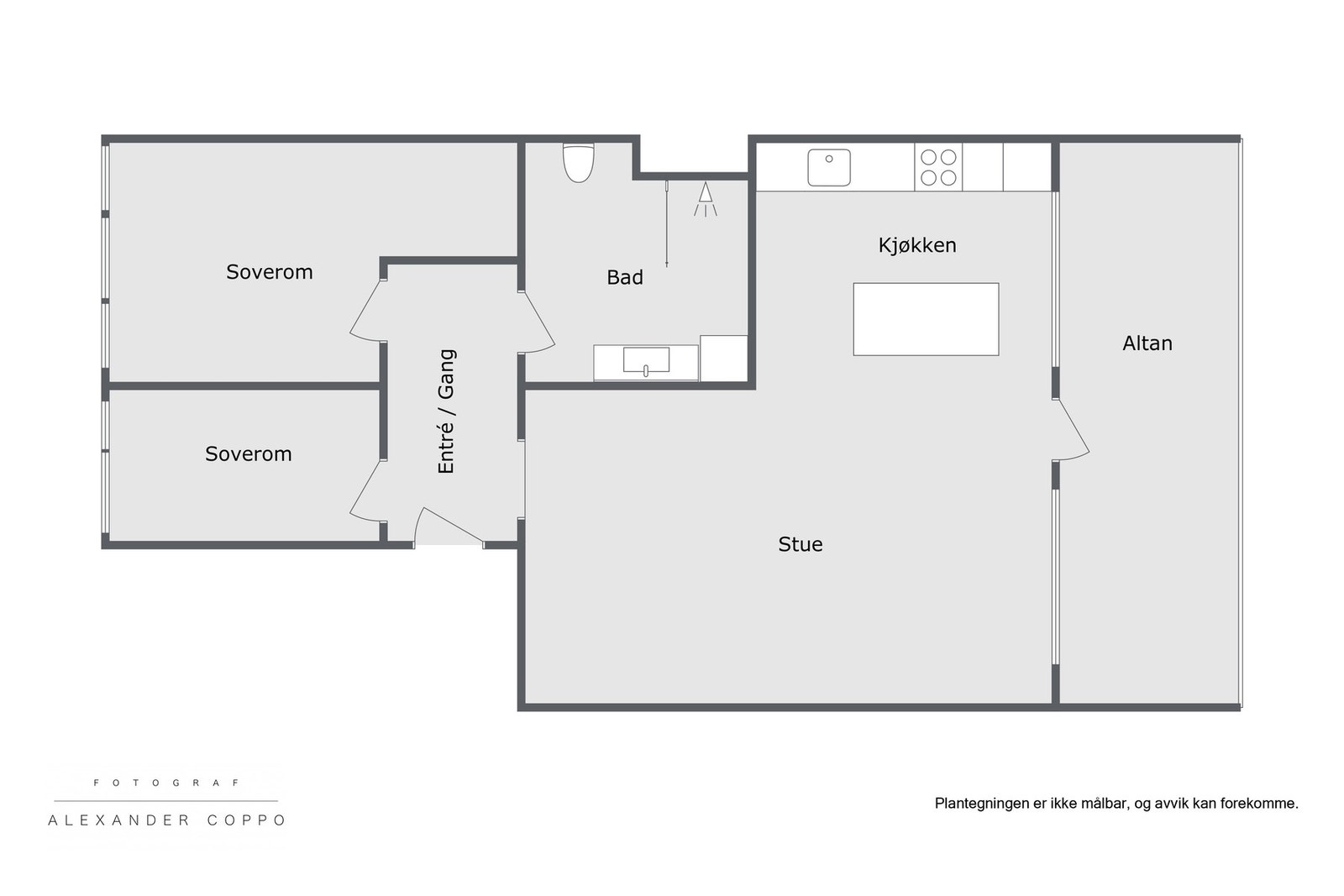 Plantegning Galleribilde