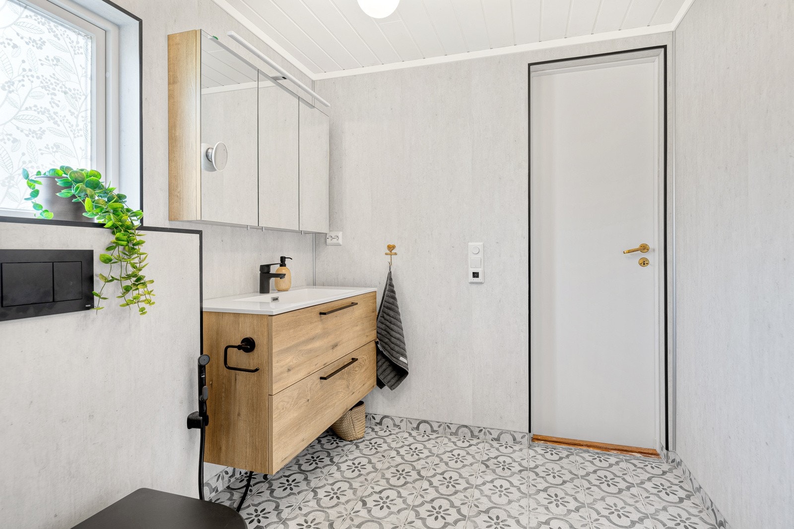 Tidsrikte detaljer på baderom. Galleribilde
