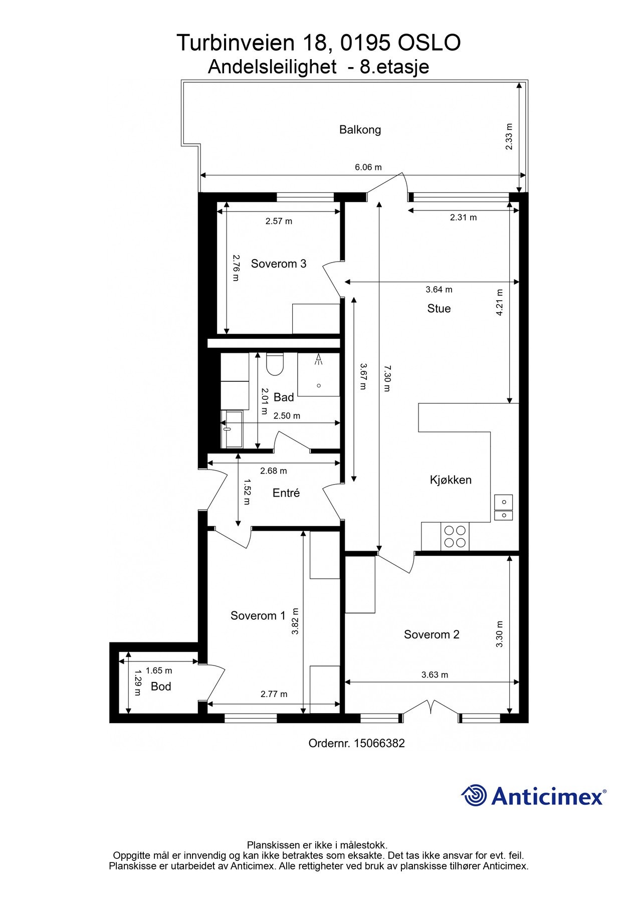 Plantegning Galleribilde