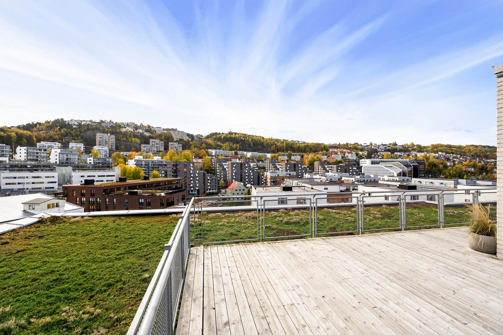 Felles takterrasse - Enkel adkomst via heisen i oppgangen Galleribilde