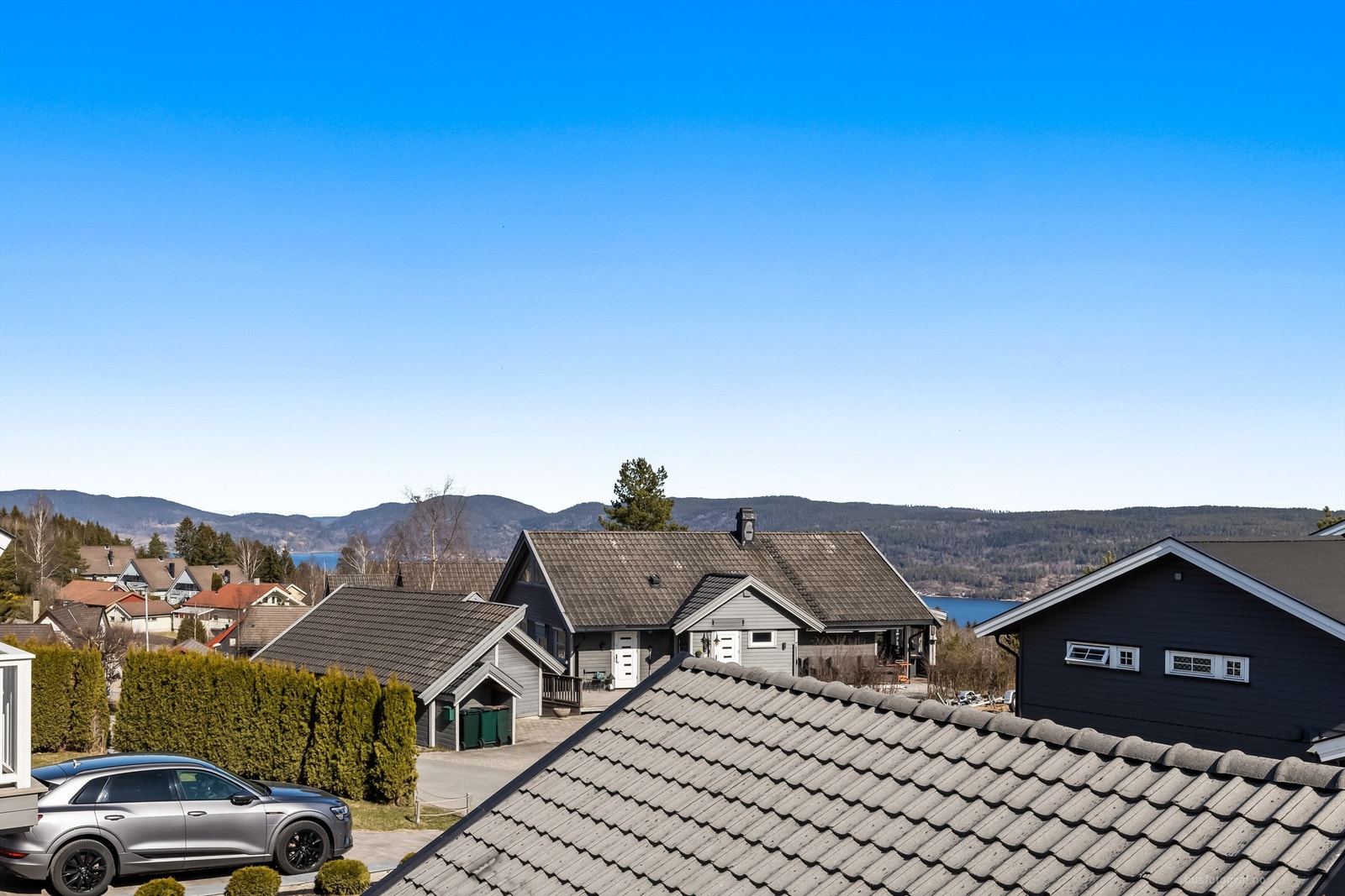 Utsikt fra balkongen Galleribilde