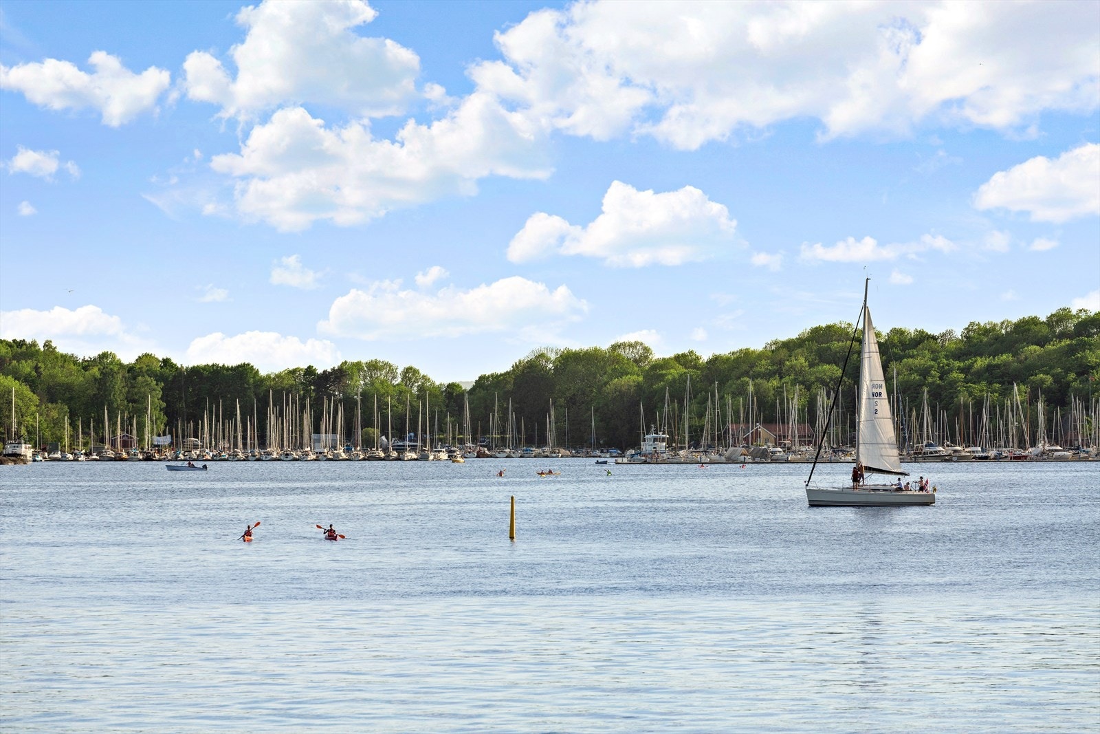 Ta båten ut til byens mange øyer; b.la. Høvedøya, Langøyene eller Gressholmen! Galleribilde