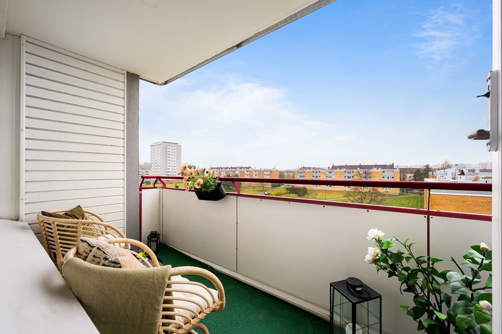 En lys og luftig 2-roms hjørneleilighet med fin beliggenhet i 6.etasje Galleribilde