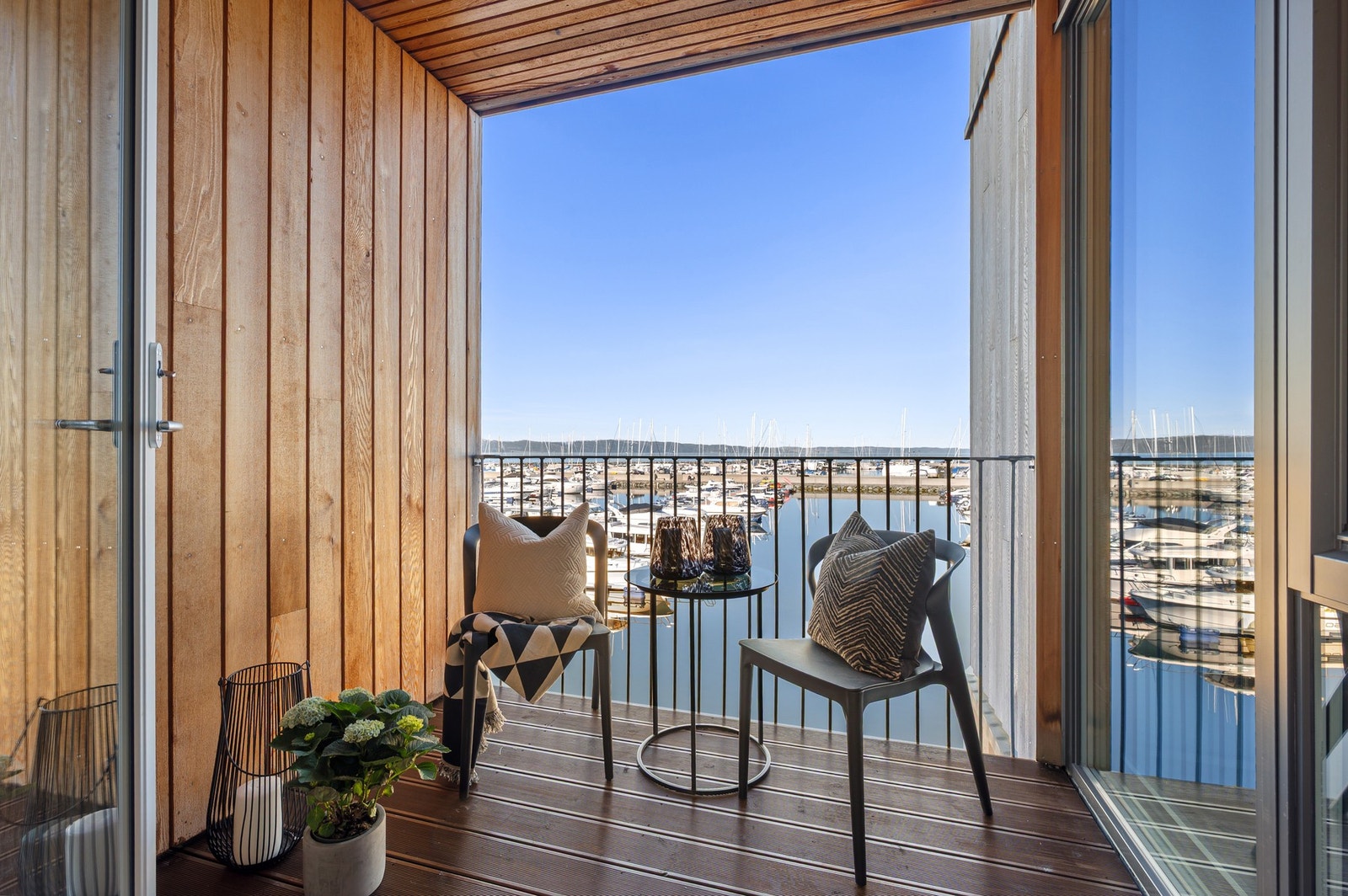 Balkongen er på 4,5 kvm. Galleribilde