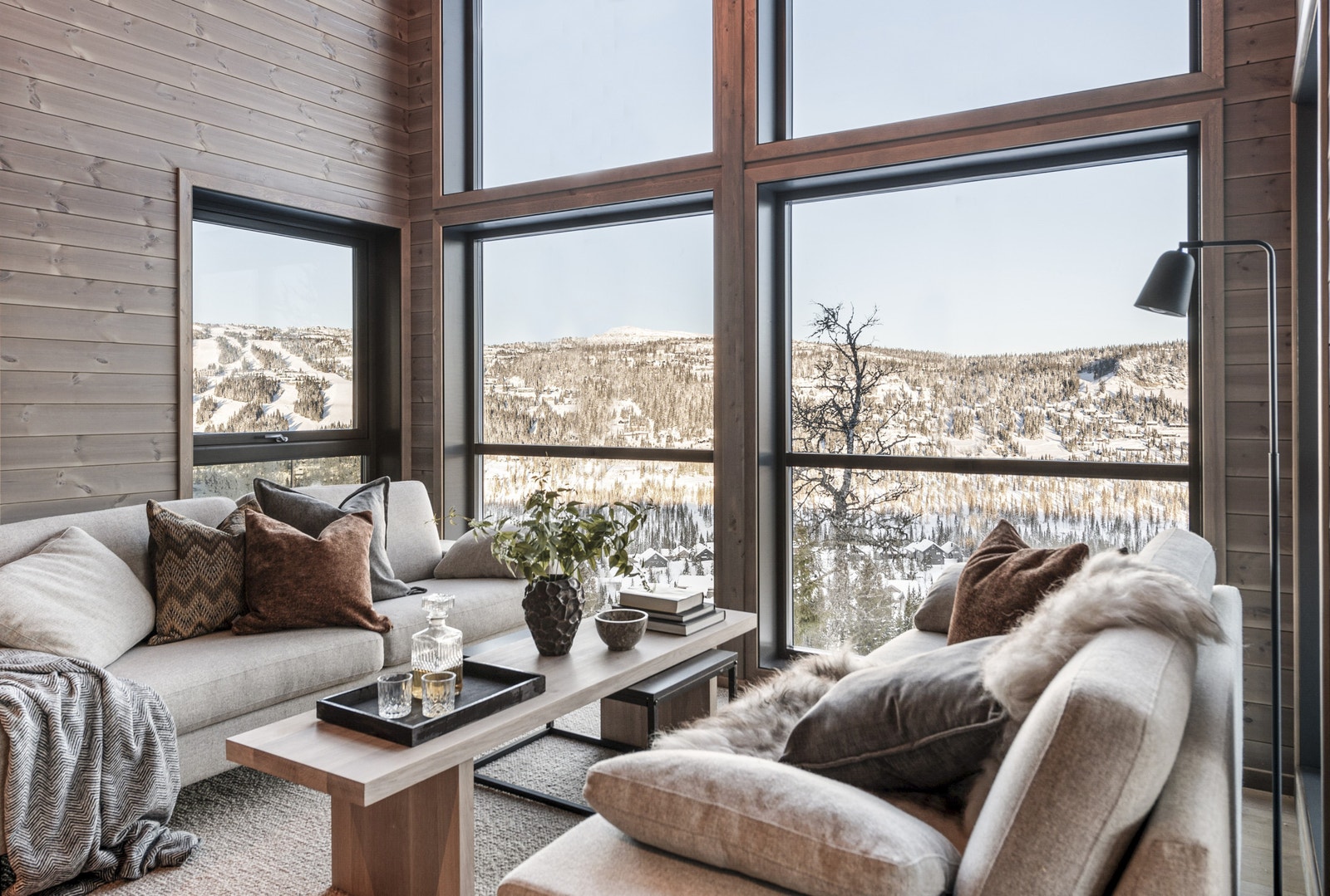 Fremskutt midtparti gir nærhet til naturen utenfor (illustrasjonsfoto). Galleribilde