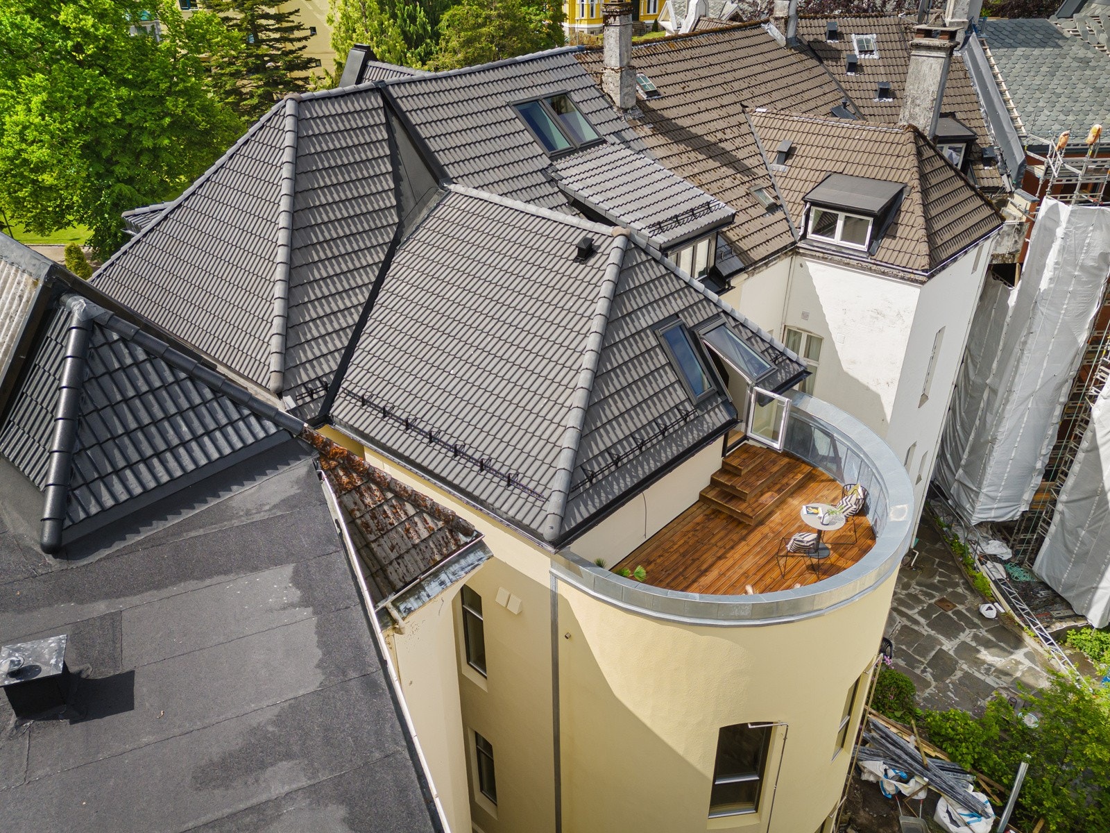 En fantastisk takterrasse Galleribilde