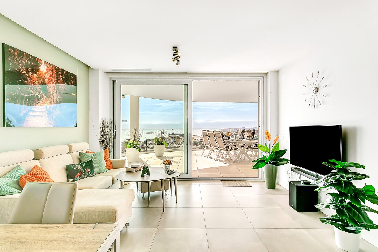 Havutsikt fra stuen. Galleribilde