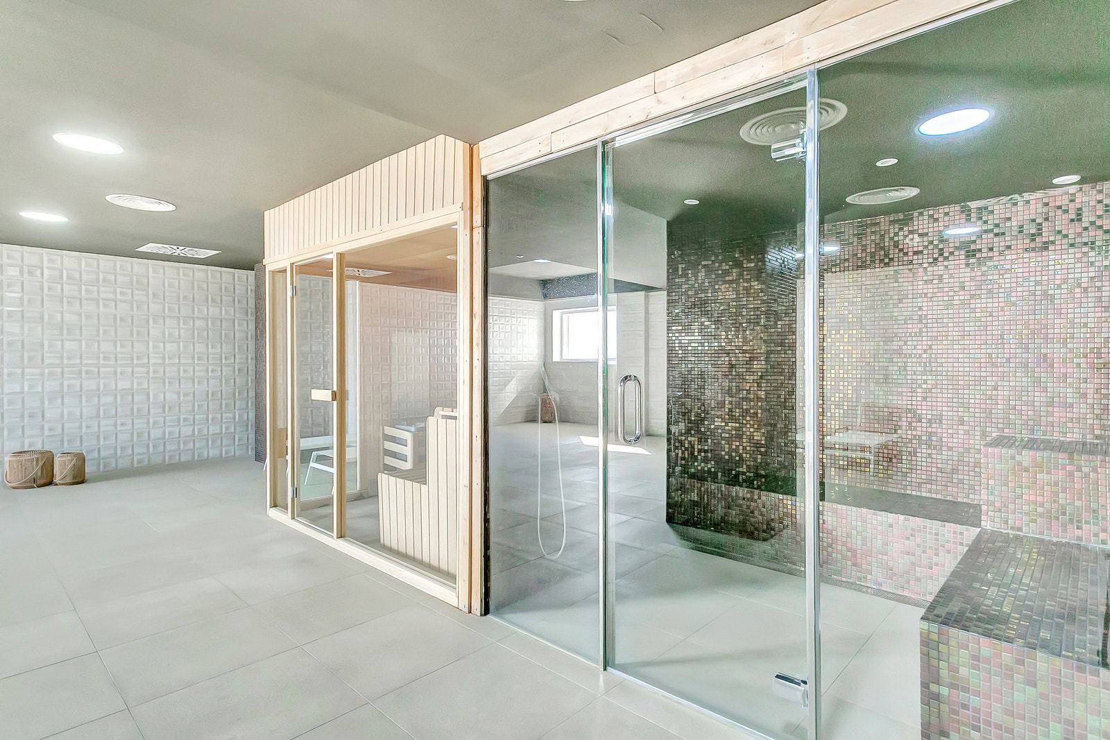 Sauna og tyrkisk steam-bad. Galleribilde