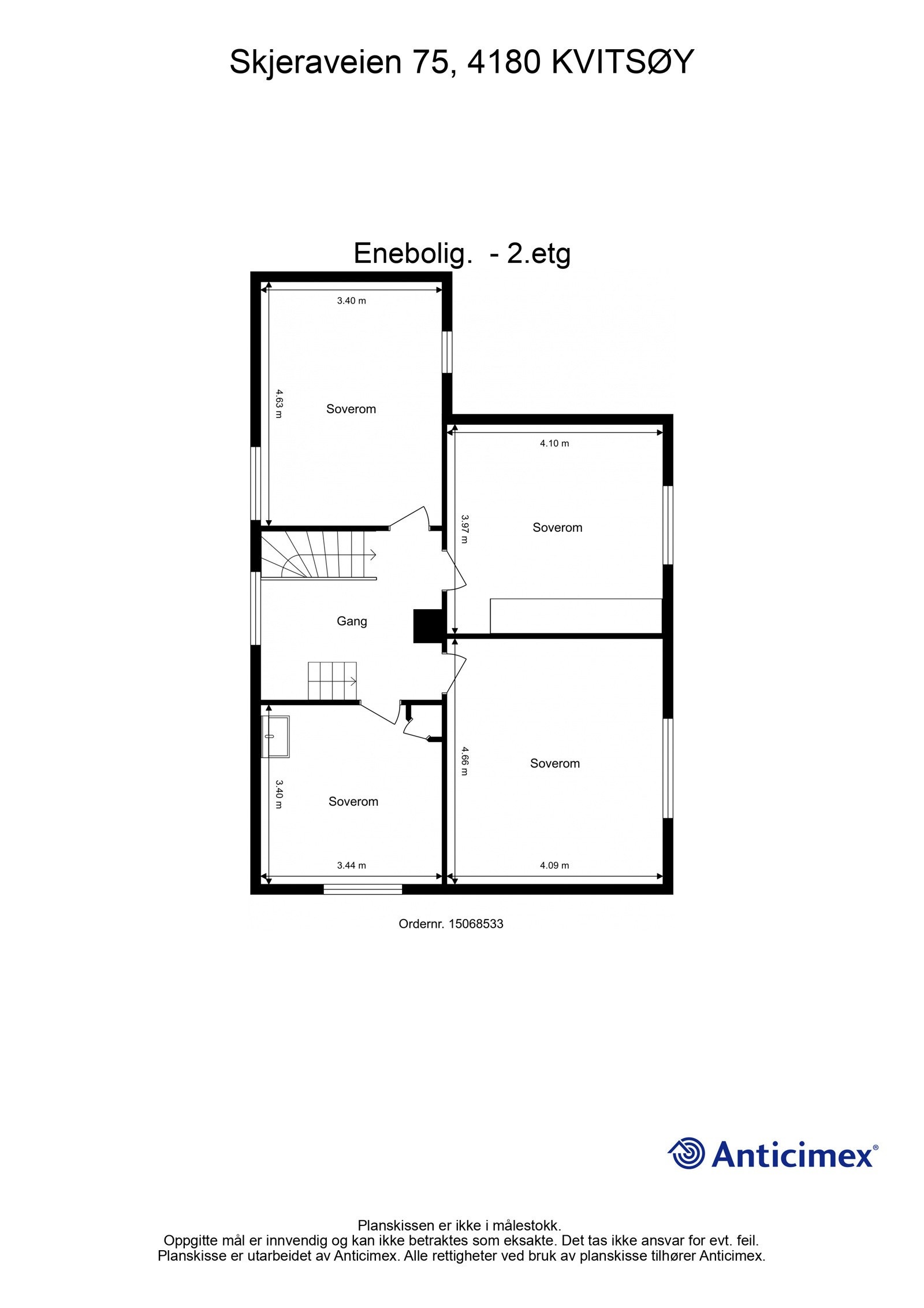 Plantegning - 2. etasje. Galleribilde