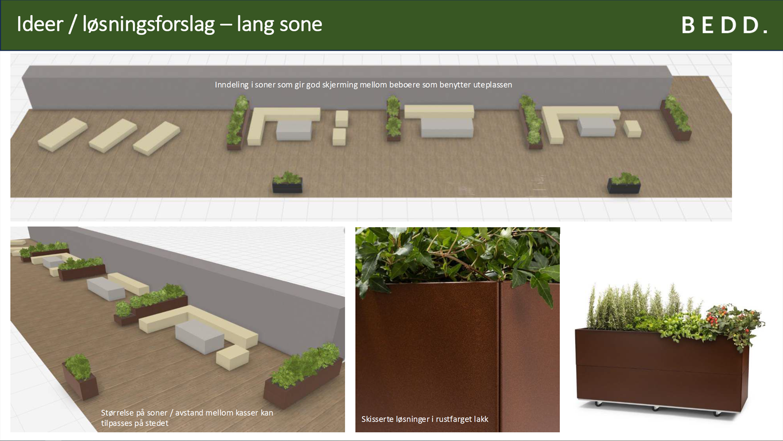 Felles takterrasse er under oppussing og vil bli oppgradert med sittegrupper, vekstkasser og gode materialvalg. Galleribilde