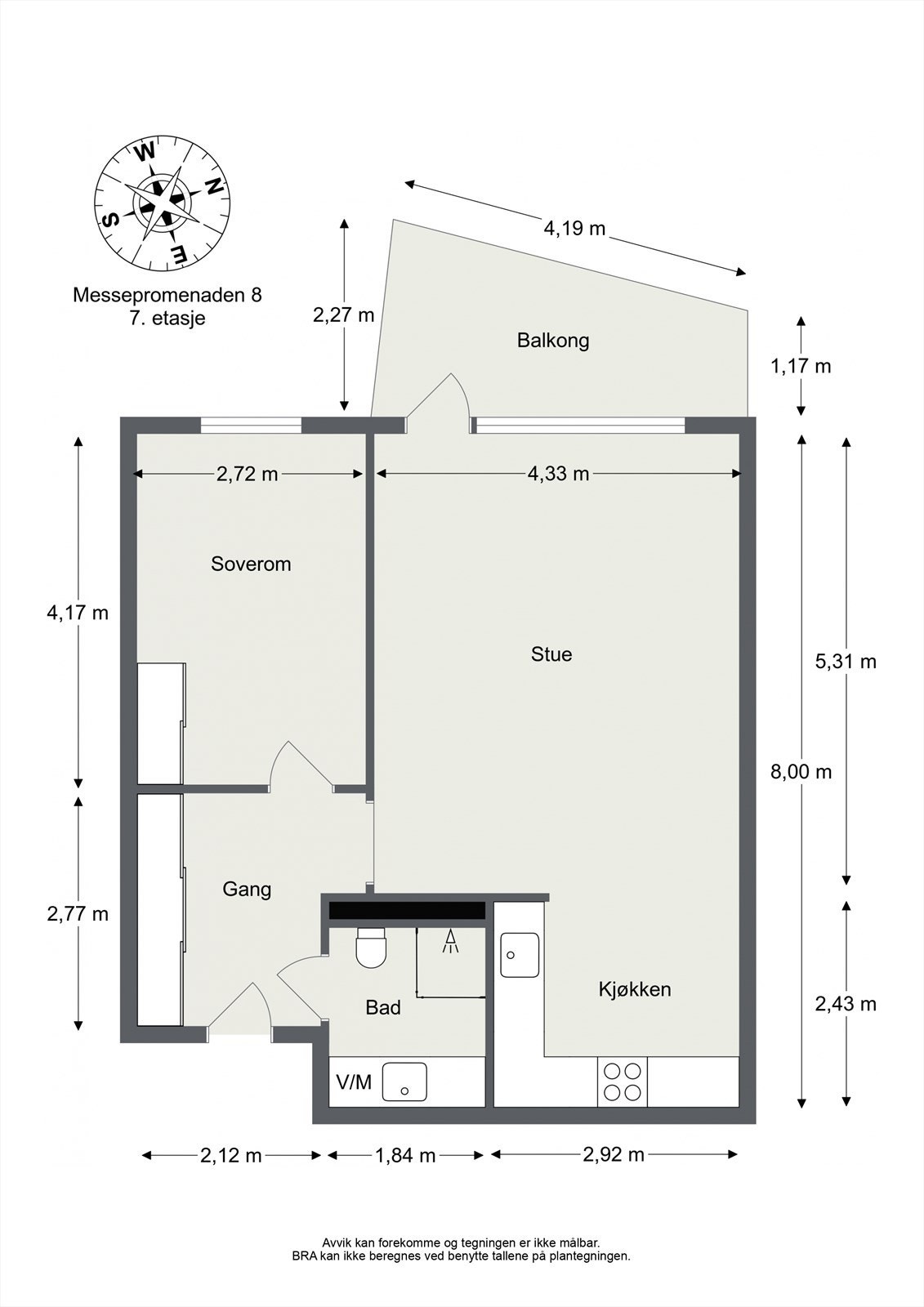 Messepromenaden 8 - 7. etasje. Galleribilde