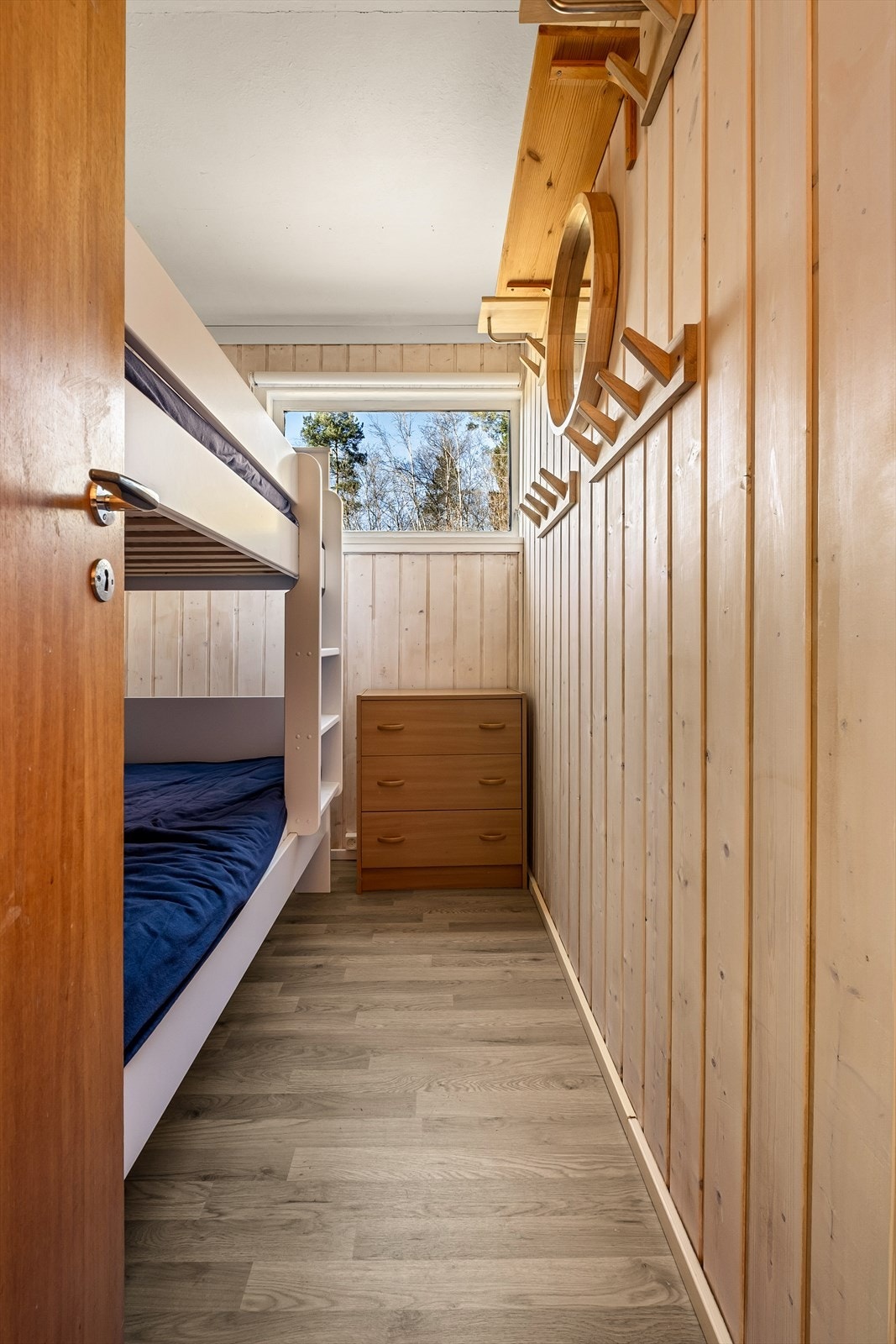 Rommet lar seg fint innrede med køyeseng. Galleribilde