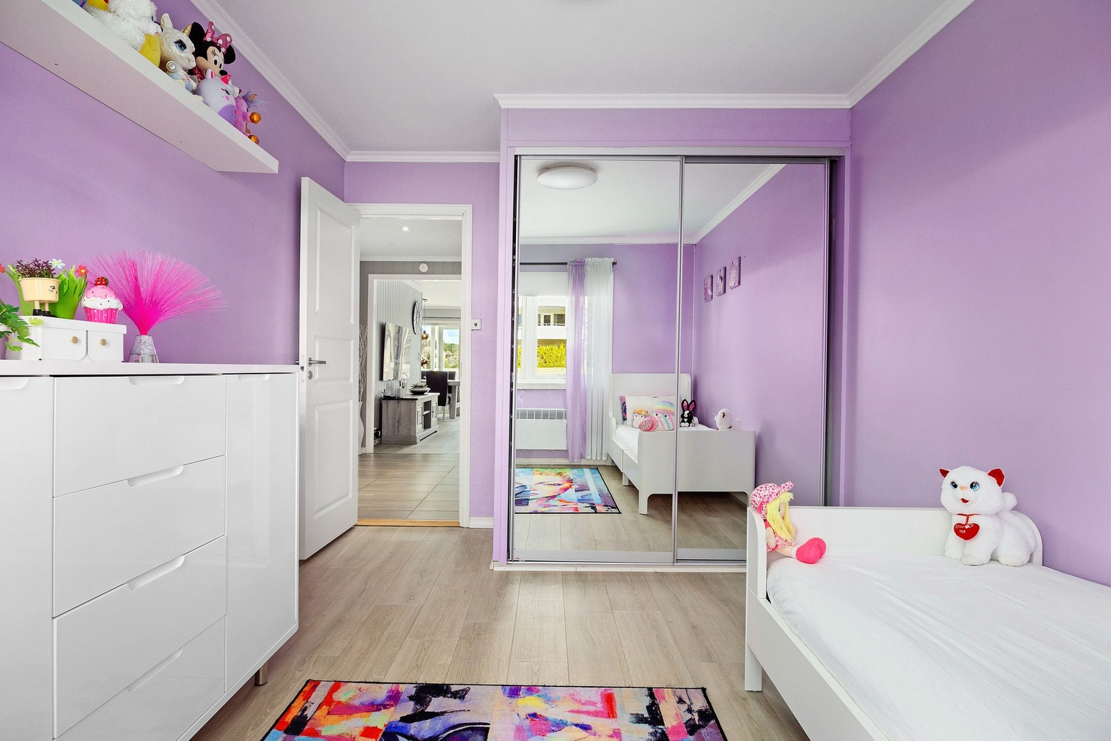 Rommene egner seg perfekt som barnerom, kontor eller gjesterom. Galleribilde