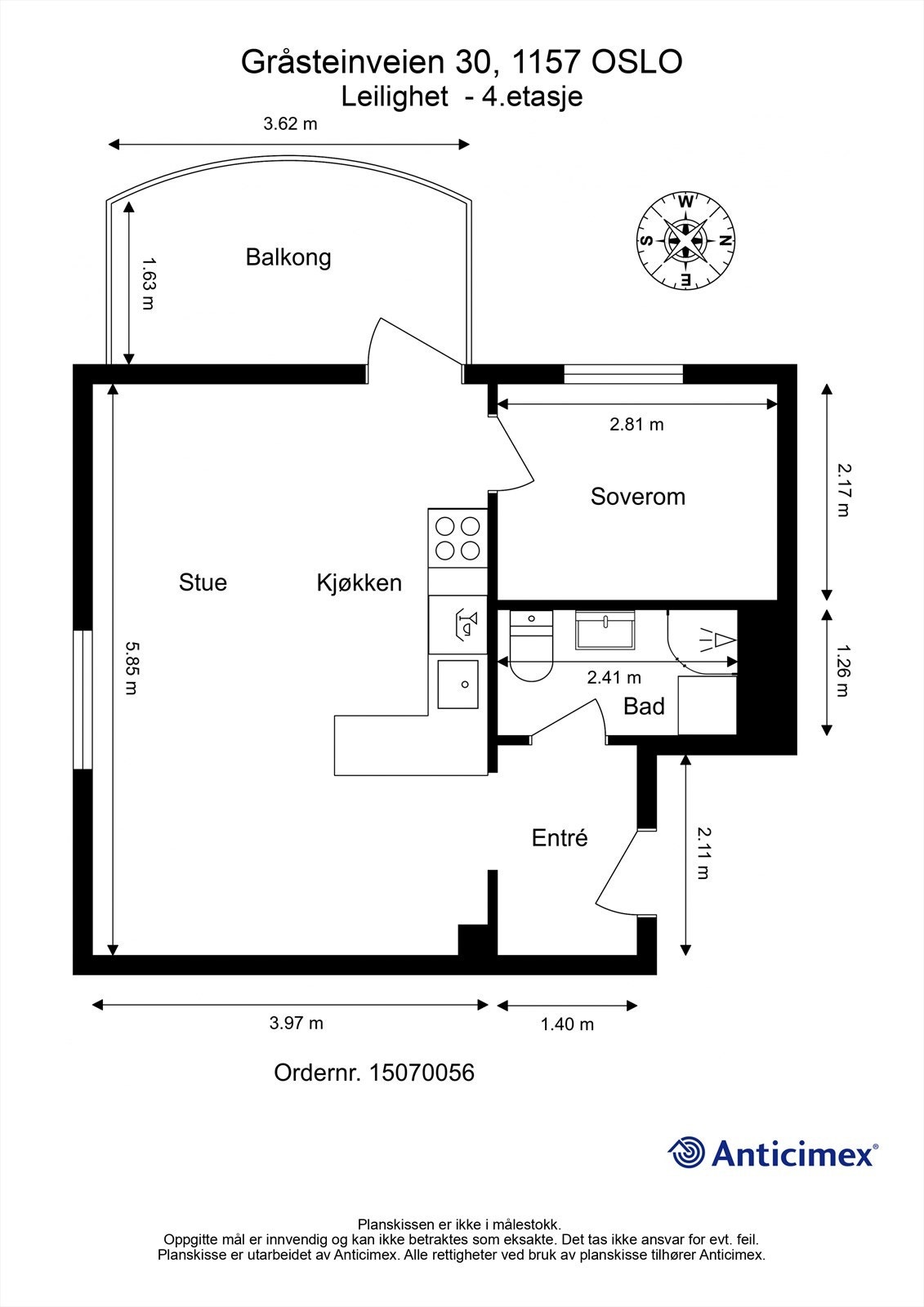 Plantegning Galleribilde