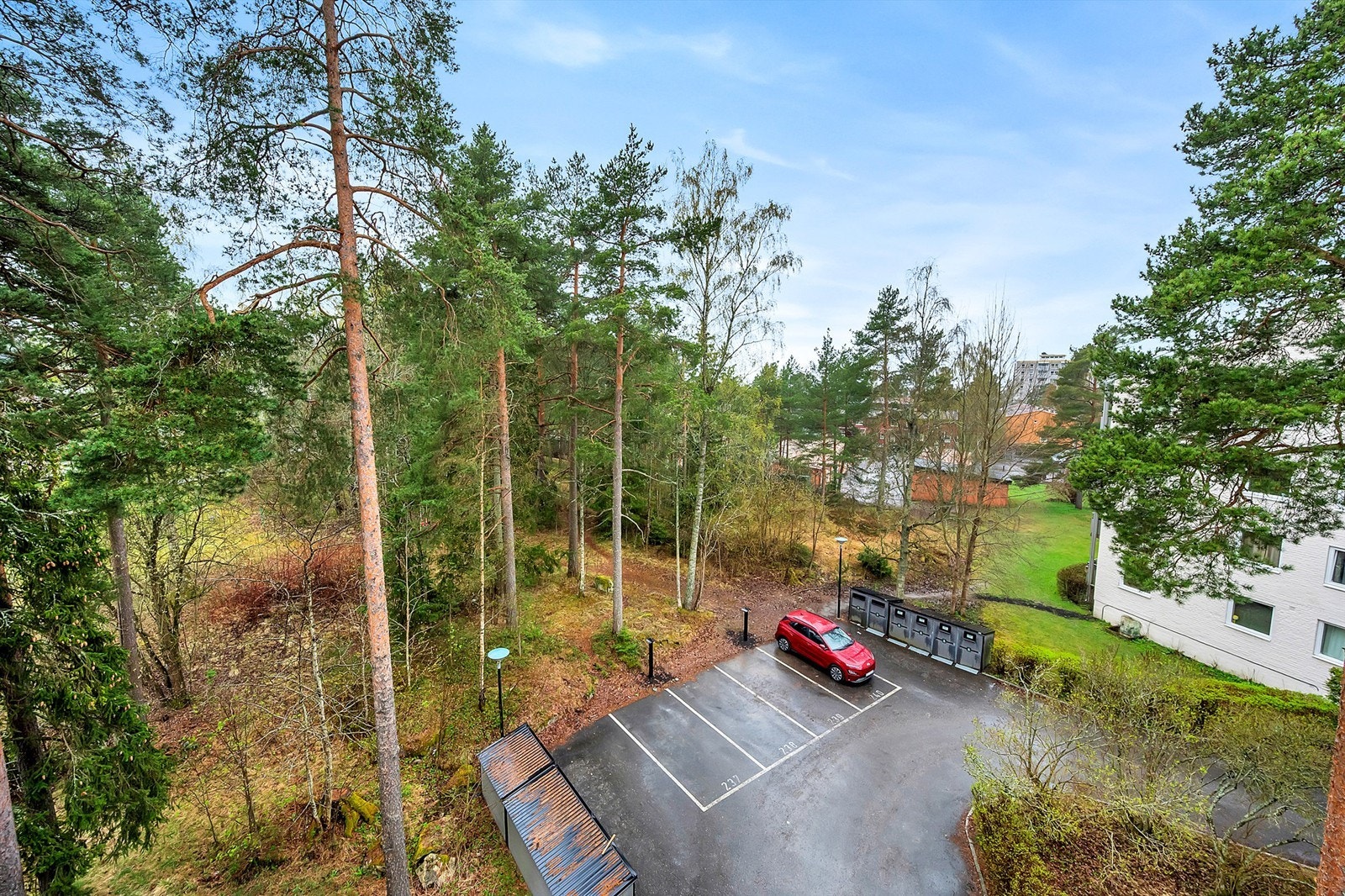 Utsyn fra balkongen. Galleribilde