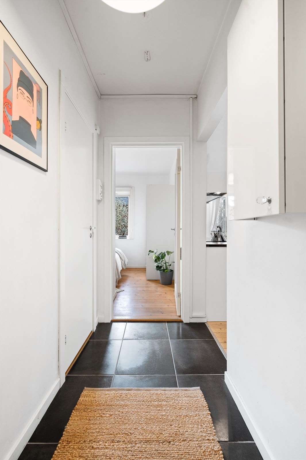 Entréen knytter boligens rom fint sammen. Galleribilde
