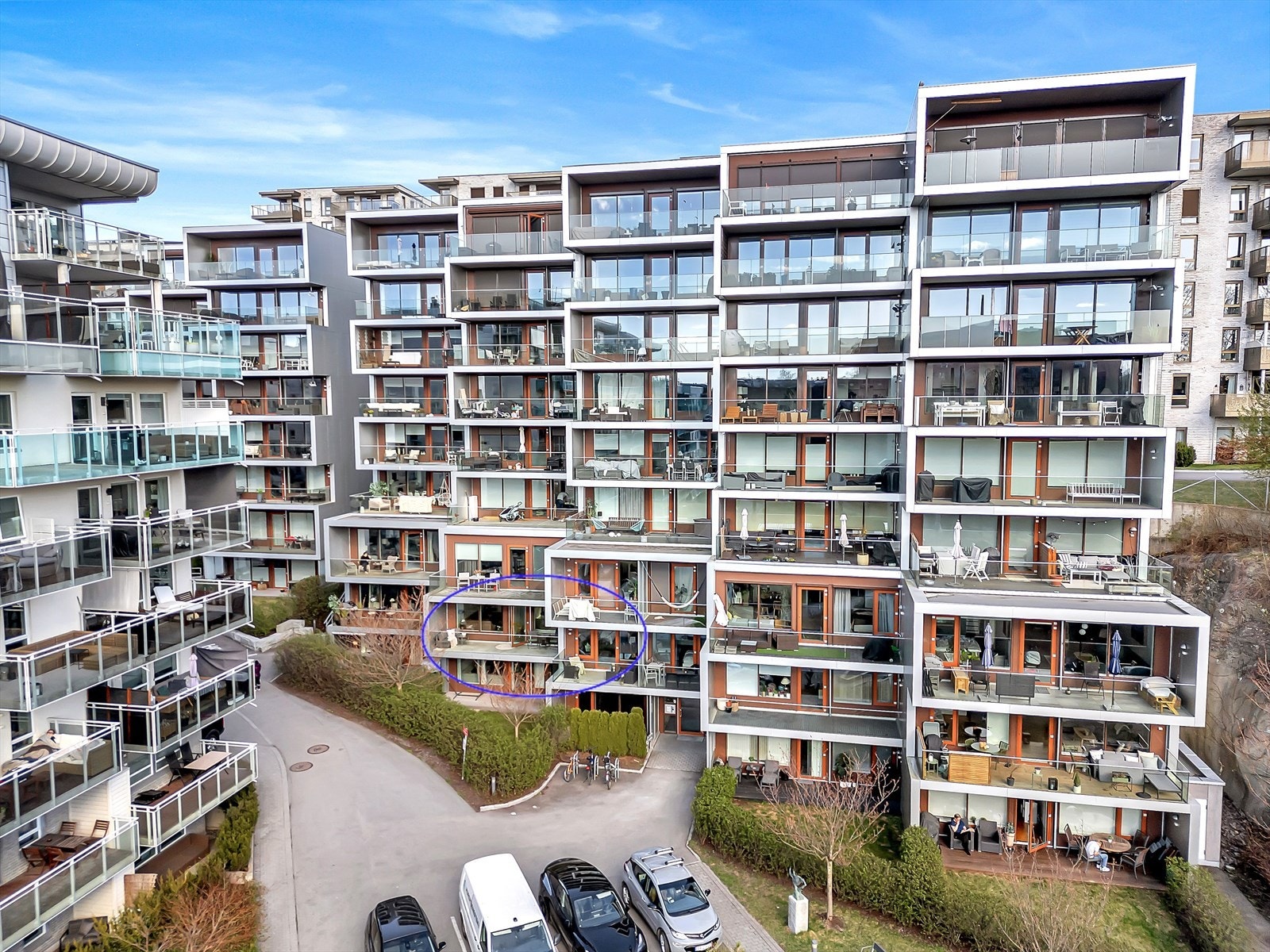 Sameiet består av 70 seksjoner. Galleribilde