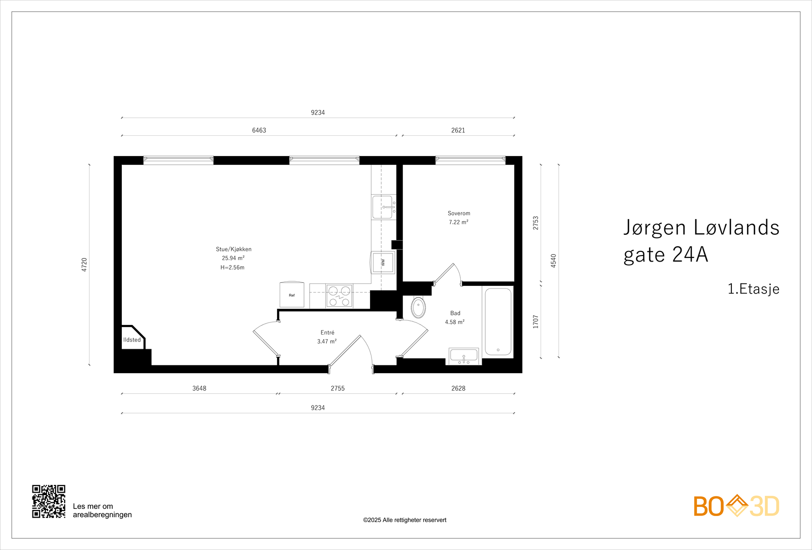 Plantegning Galleribilde