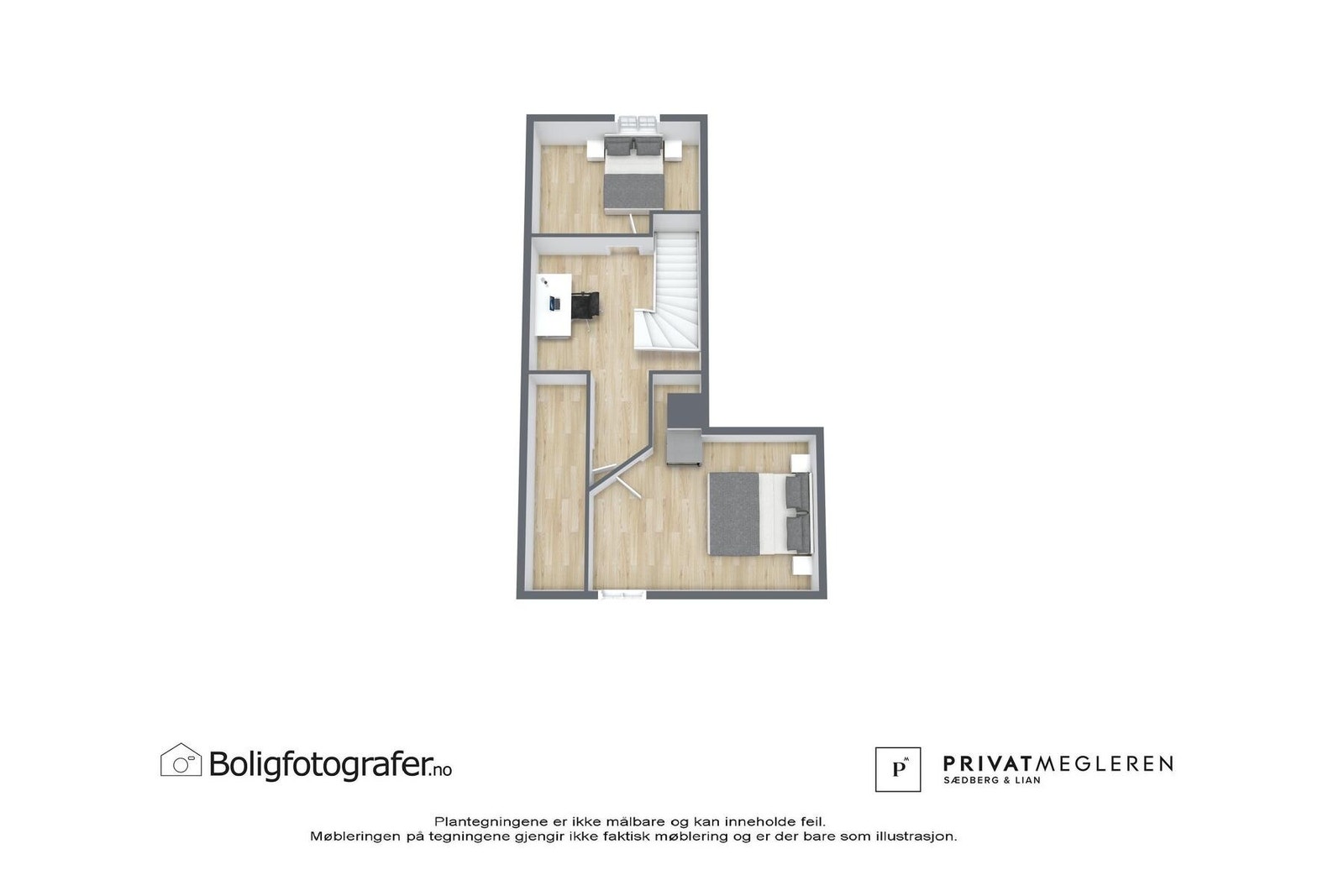 3D planskisse / 2. etasje Galleribilde