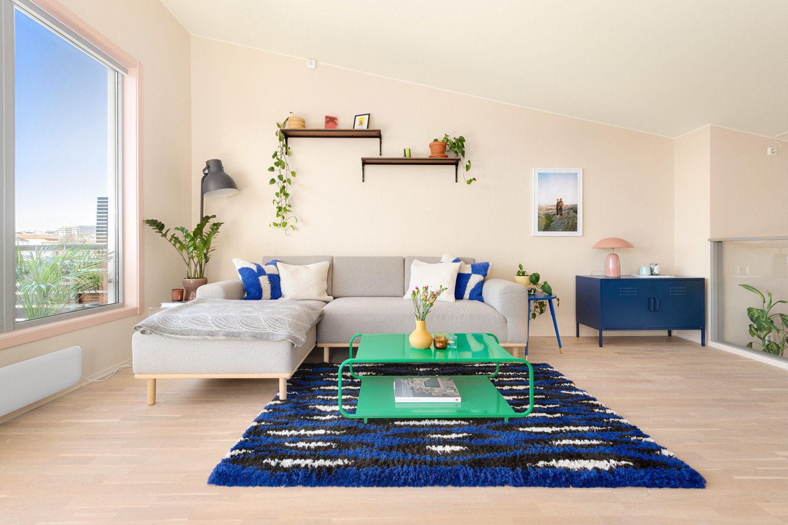 Selger har brukt fargekonsulent Ingrid Simensen til å fargesette leiligheten Galleribilde