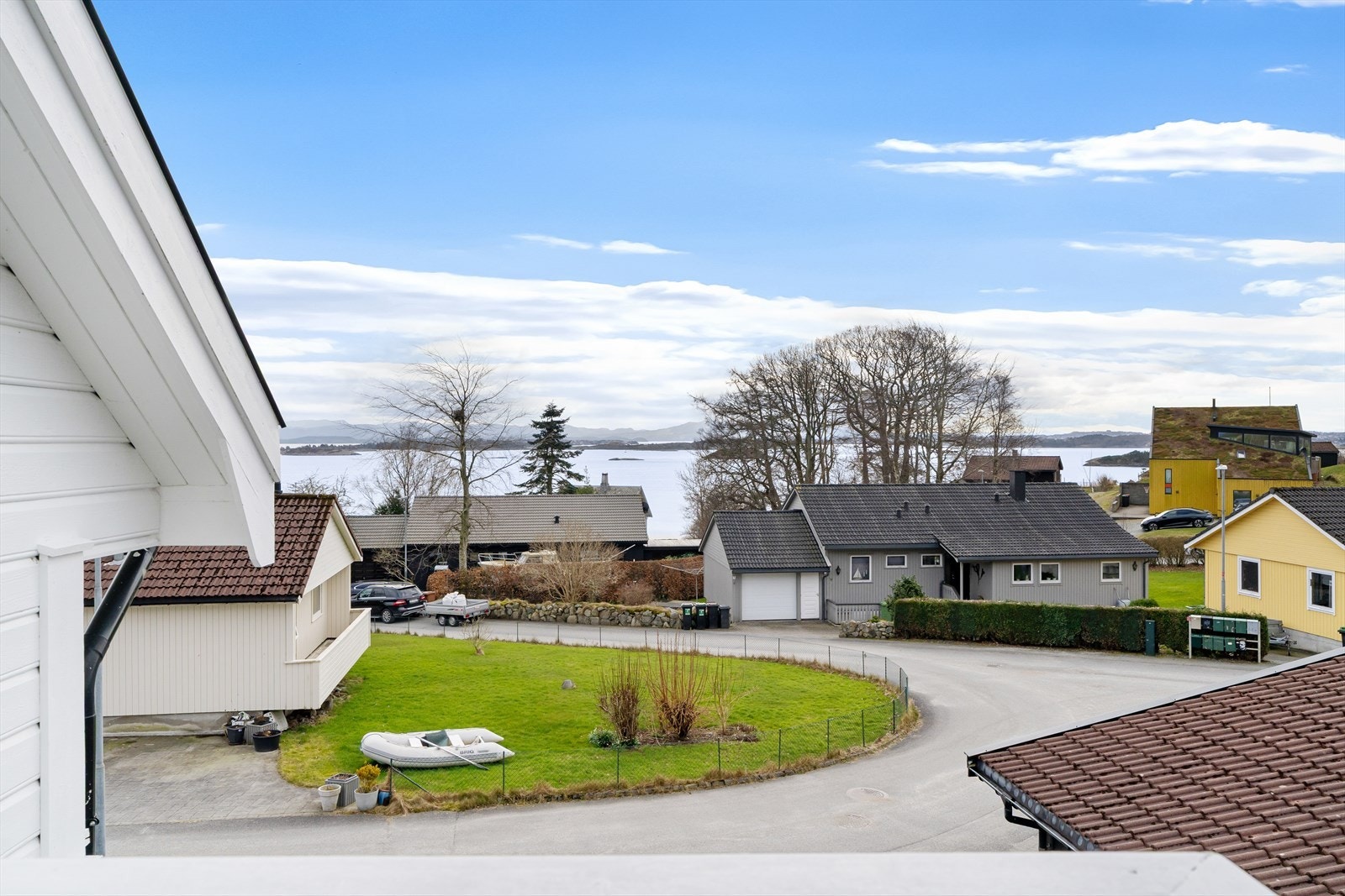 Utsikt fra balkong Galleribilde