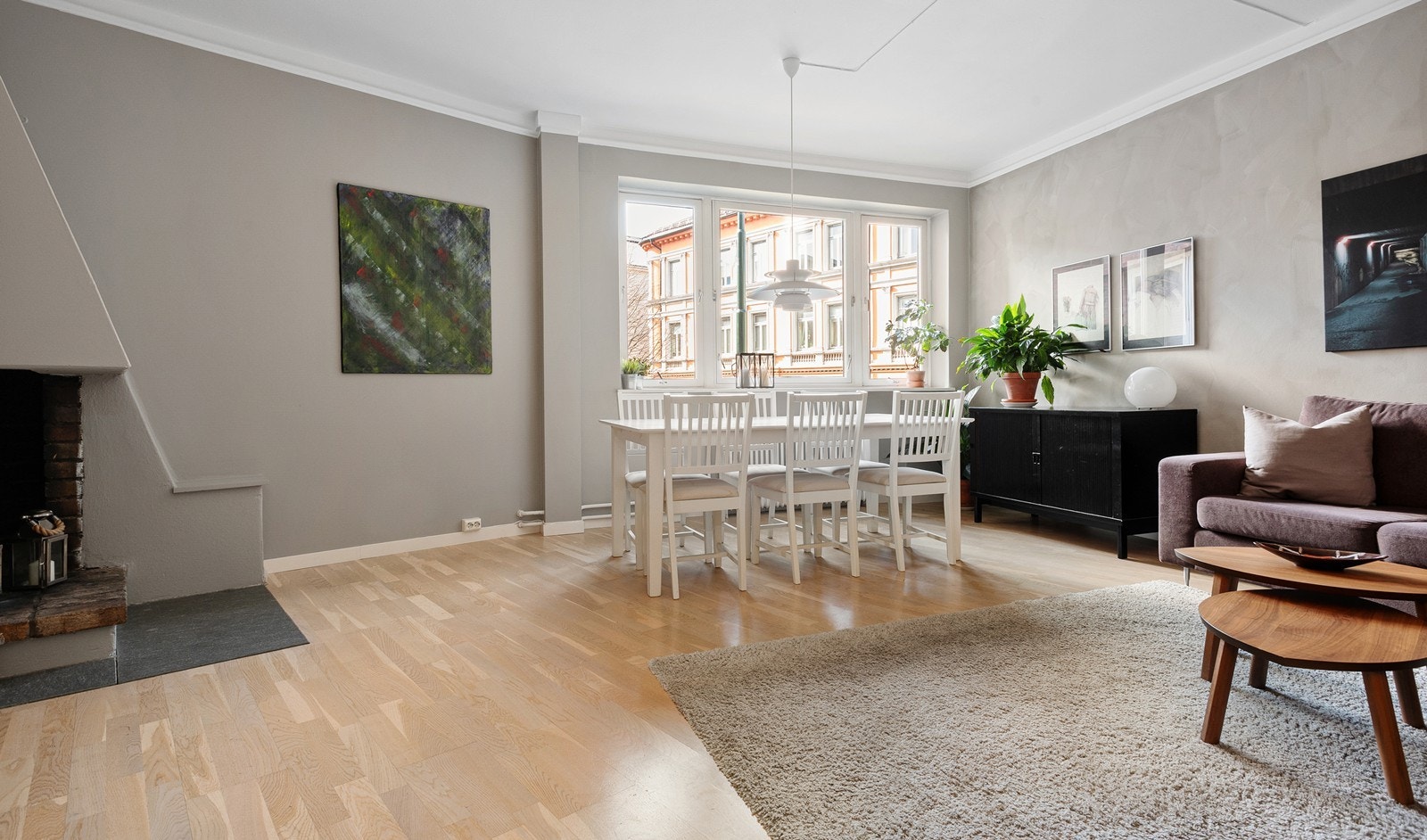 Leiligheten har en meget populær beliggenhet i en rolig tilbaketrukket gate på Majorstuen Galleribilde