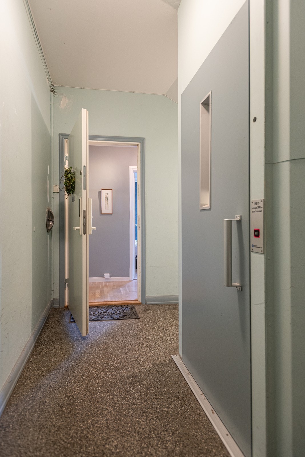 Det er direkte heisadkomst til leiligheten Galleribilde