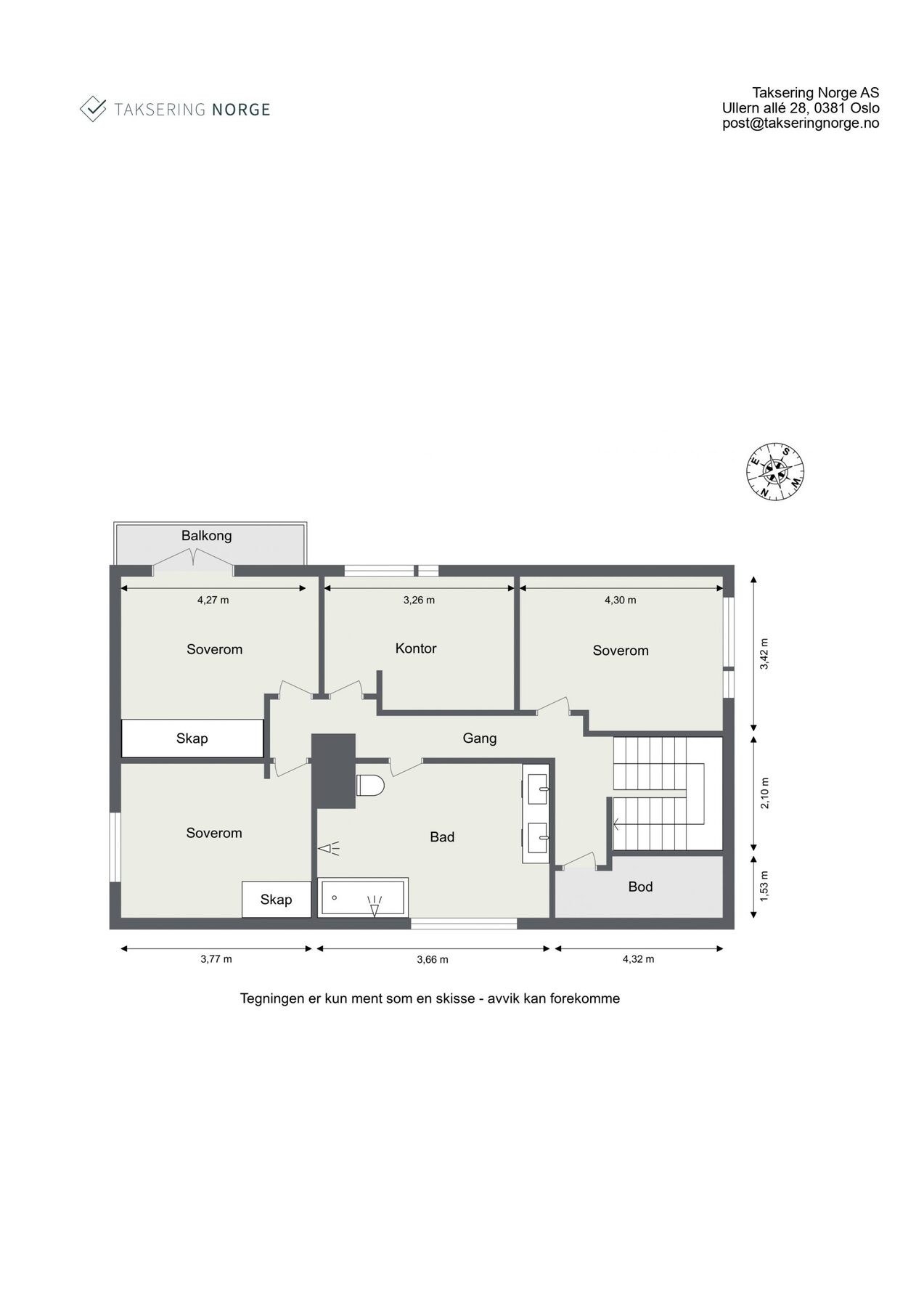 Plantegning - 2.etg Galleribilde