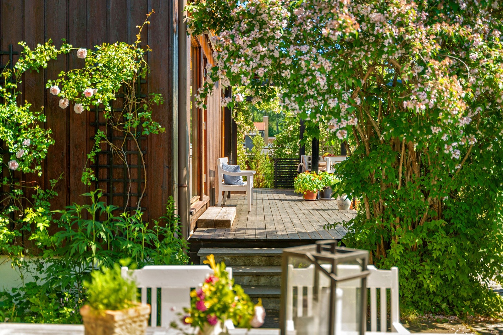 Tomten er pent opparbeidet Galleribilde