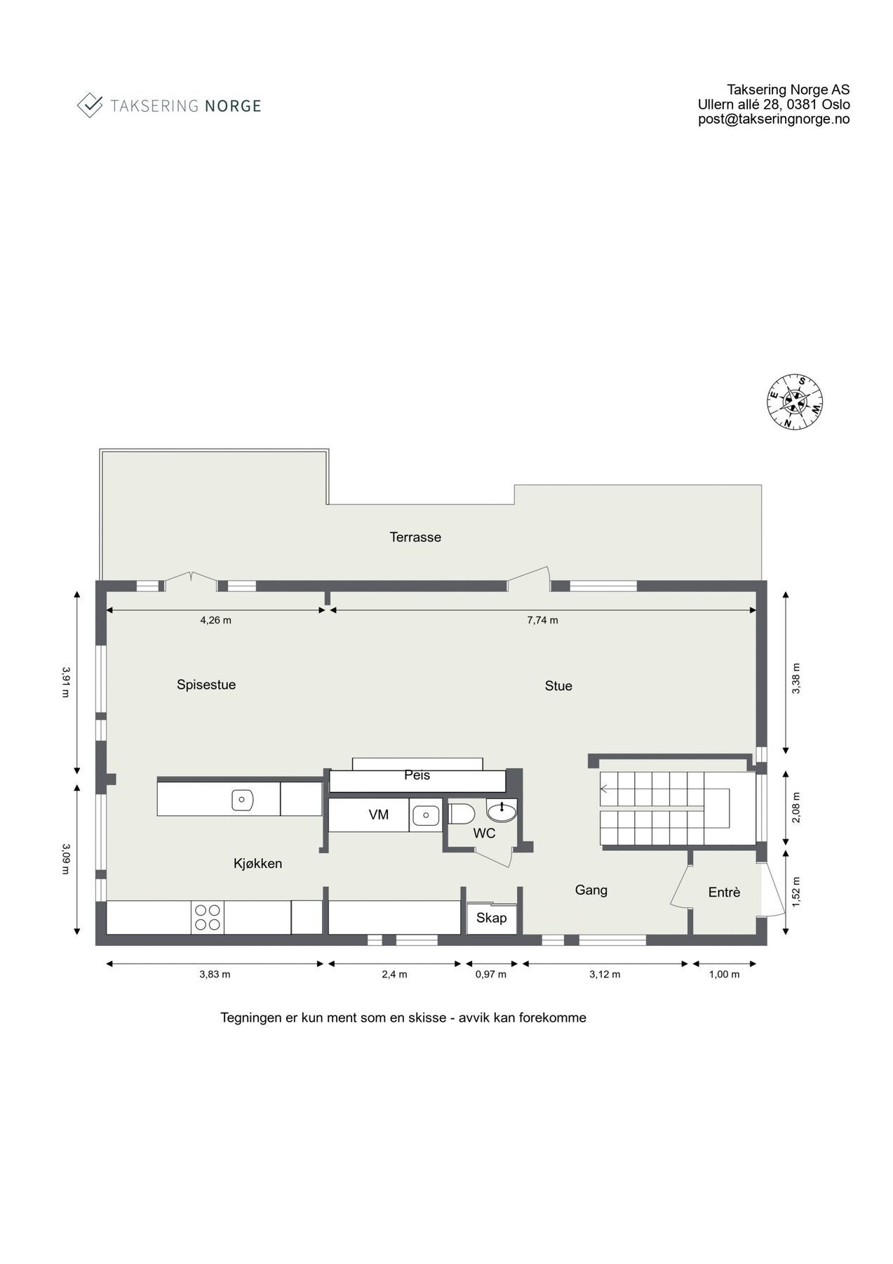 Plantegning - 1.etg Galleribilde