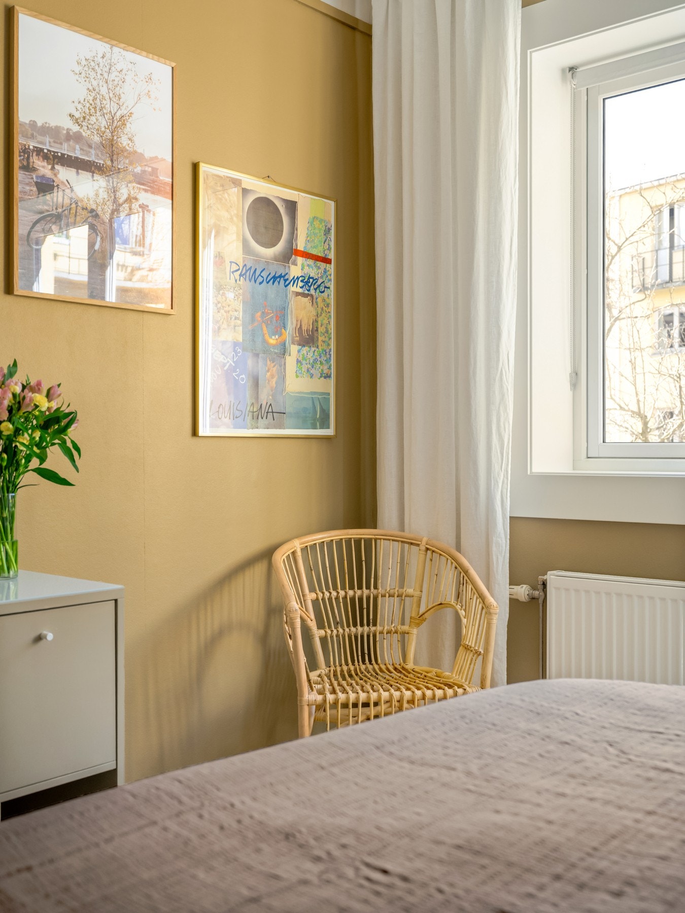 Også her er veggflater malt i en nydelig fargetone. Galleribilde