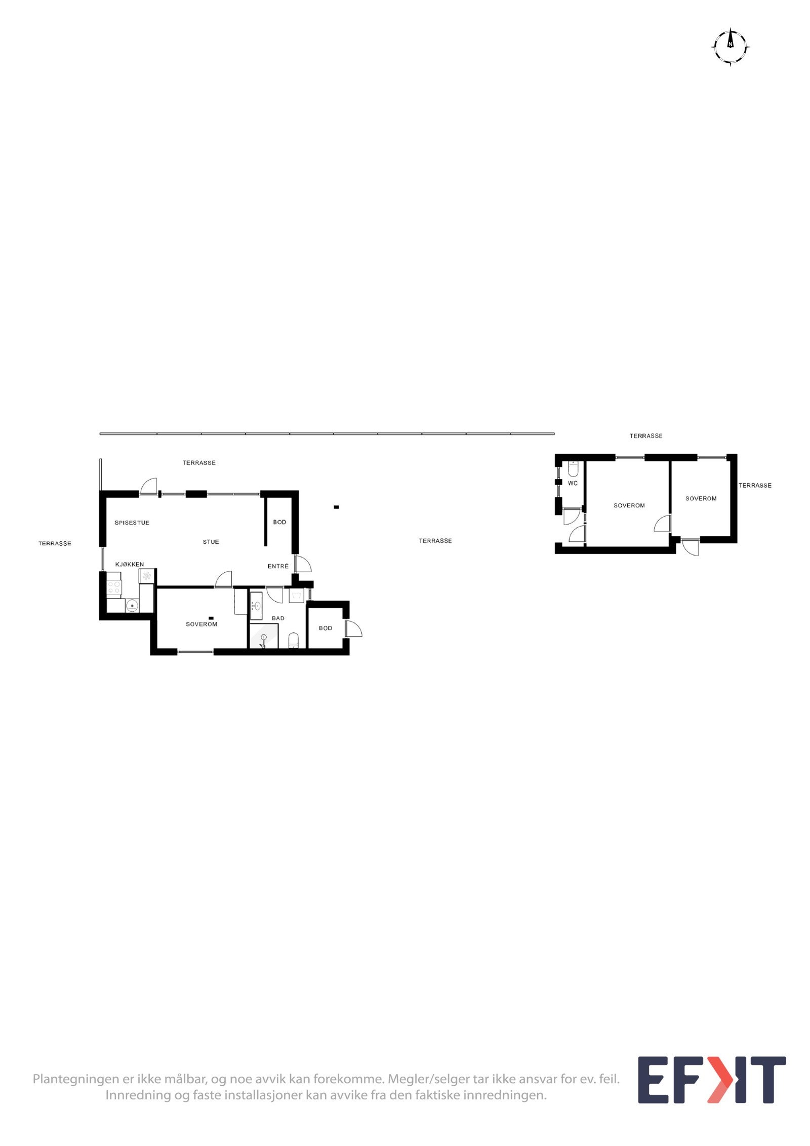 Plantegning Galleribilde