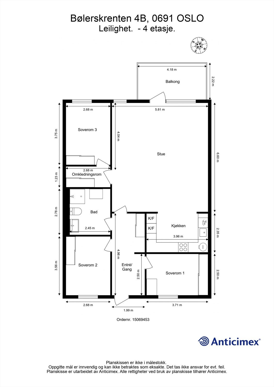 Plantegning Galleribilde