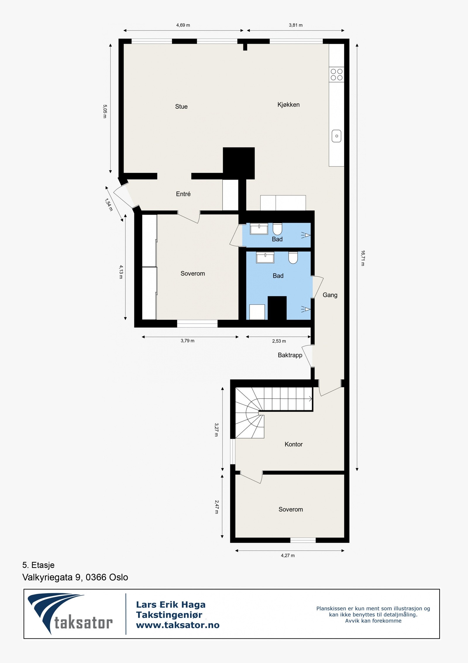 Plantegning Galleribilde