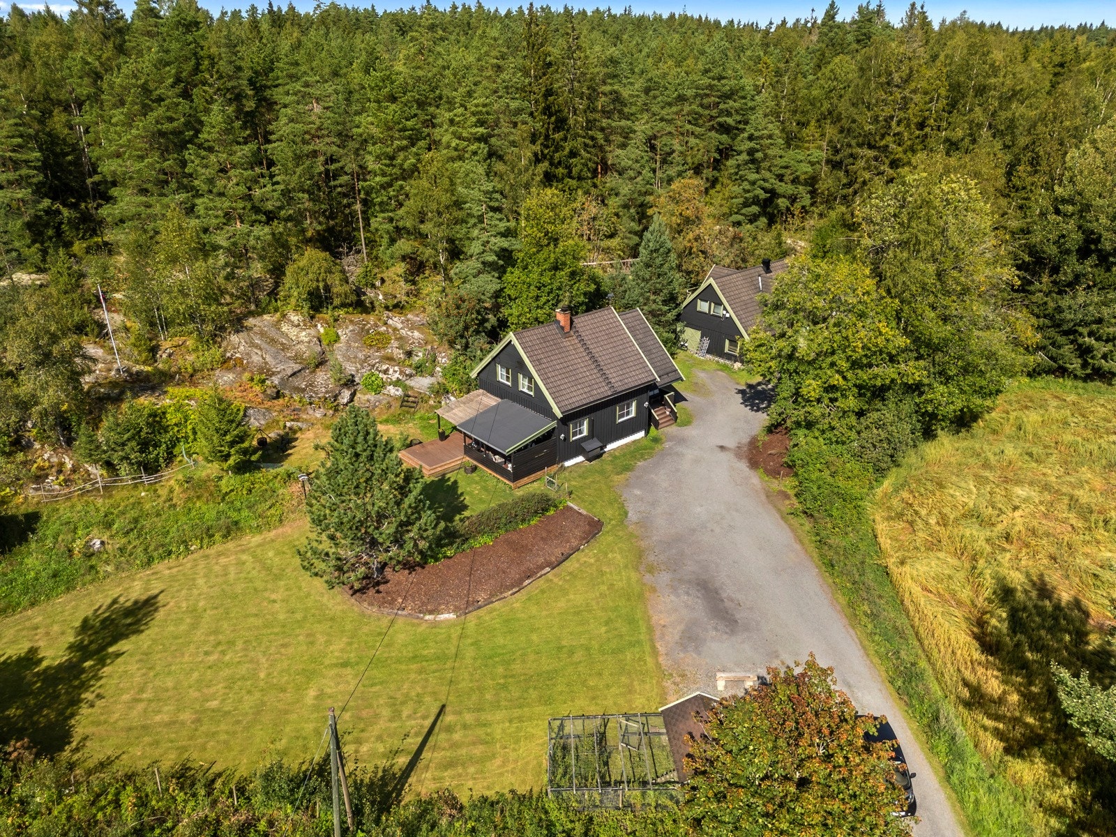 Dronefoto. Galleribilde