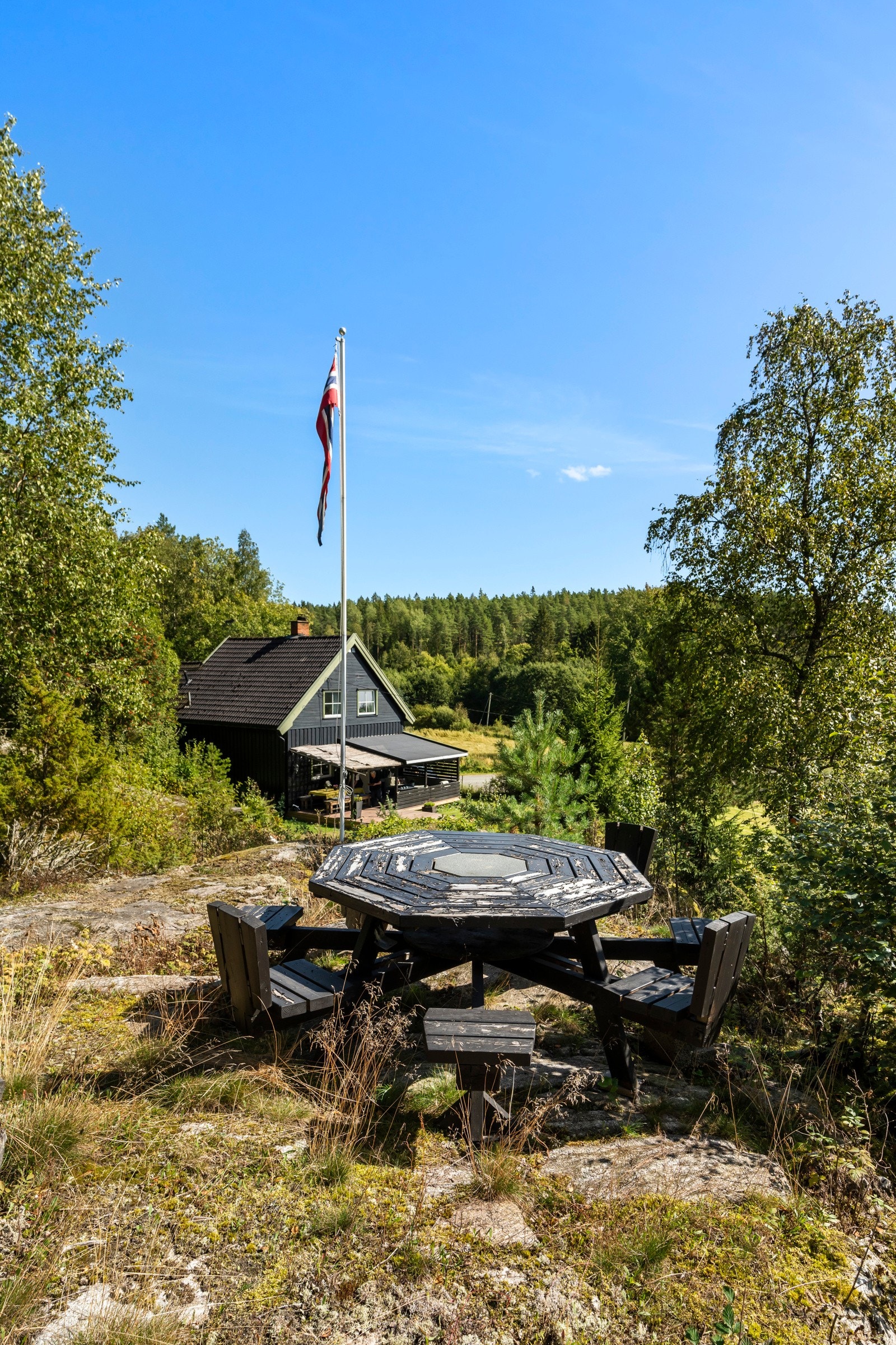 Beliggenheten er landlig med kort vei til Kråkstad. Galleribilde