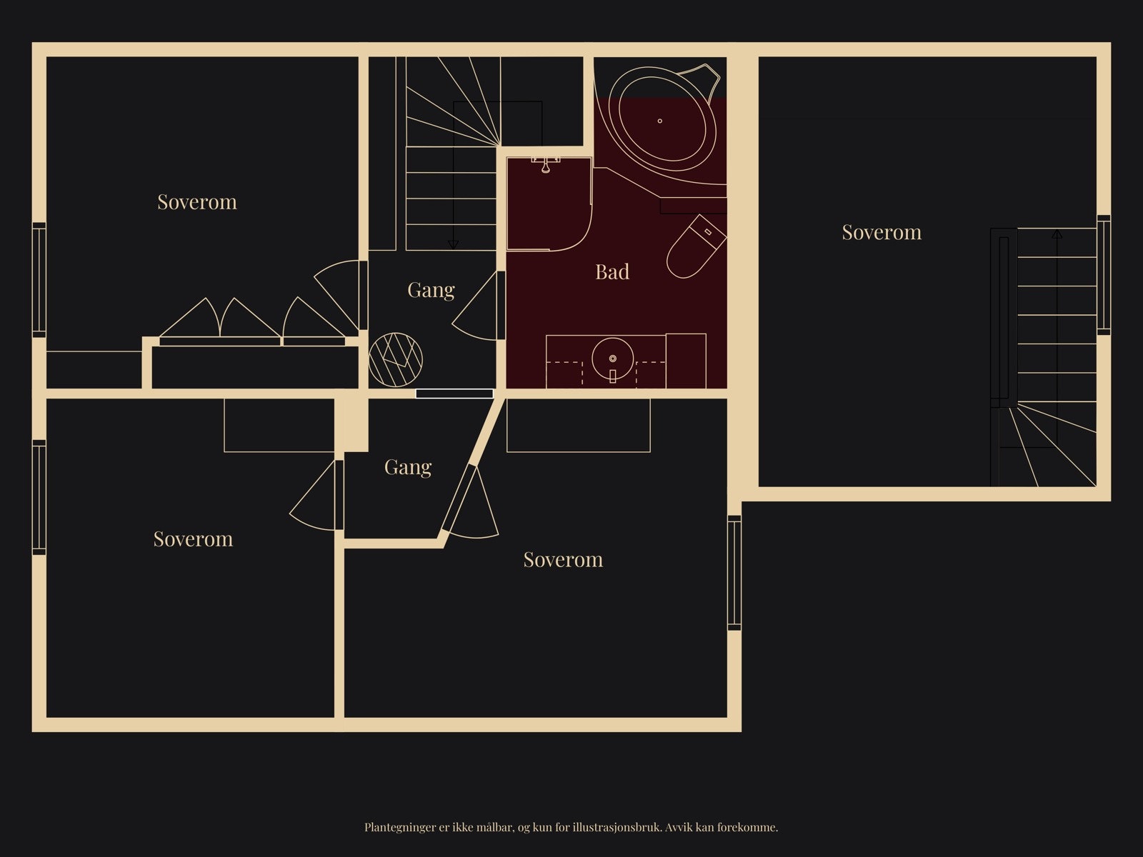 Plantegning 2. etasje. Galleribilde