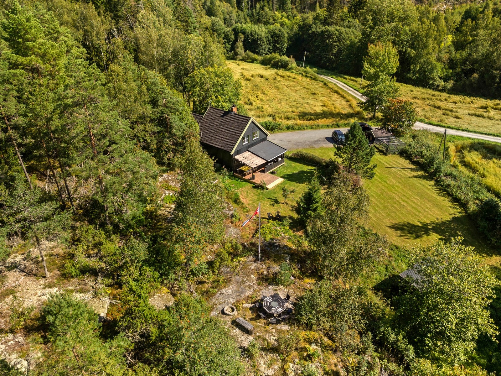 Dronefoto. Galleribilde